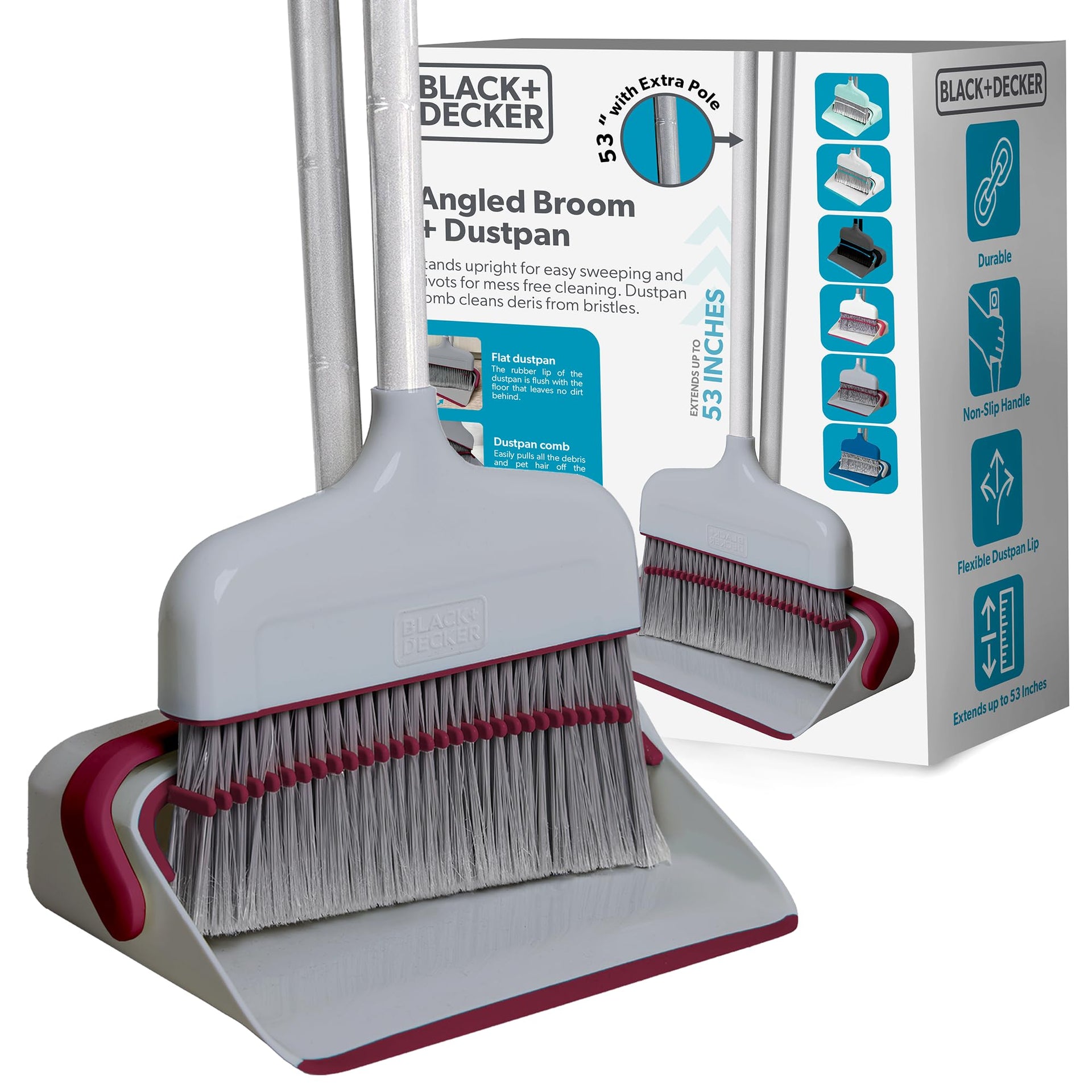 Butler Broom & Dustpan Set