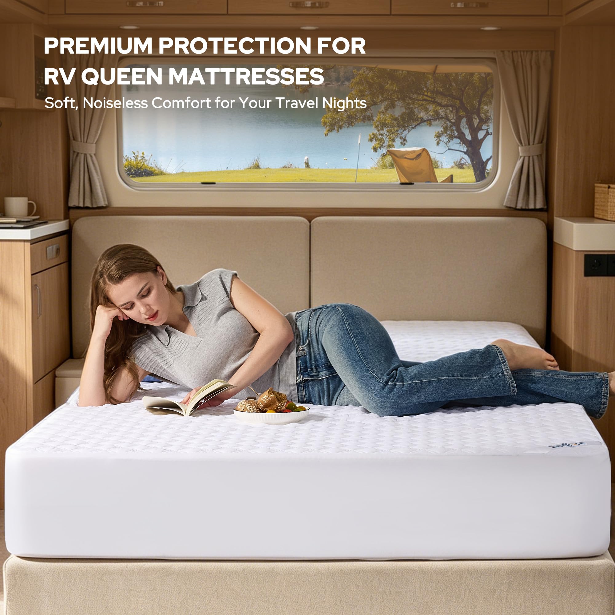 Waterproof RV Queen Size Mattress Protector