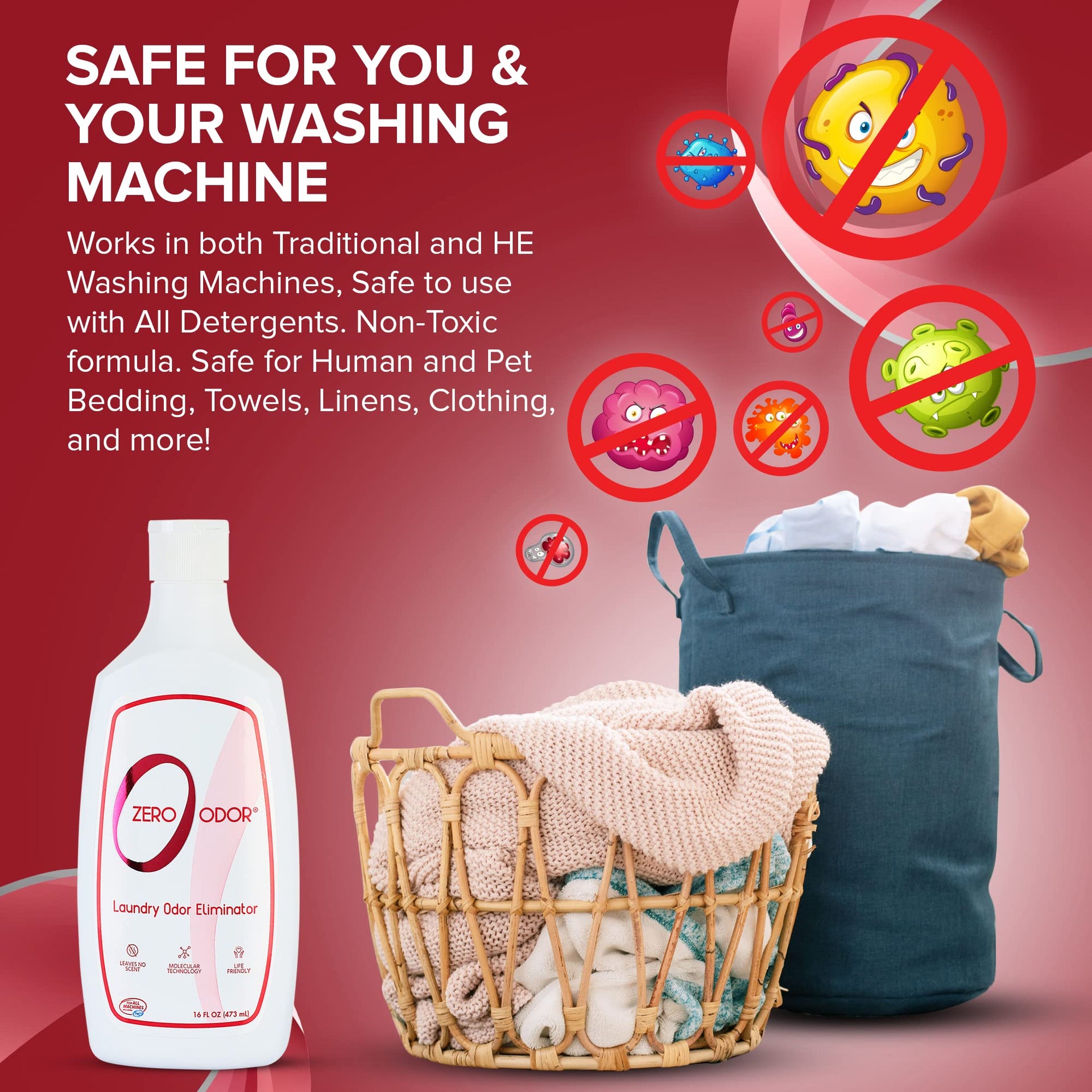 Laundry Odor Eliminator for Clothes (16 Fl Oz)