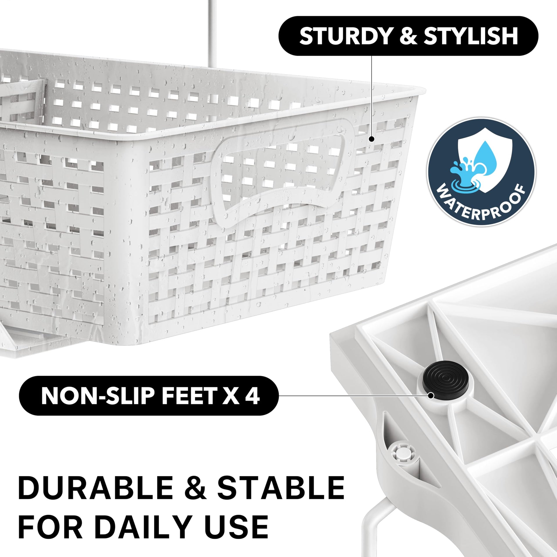 2 Tier Pull Out Sliding Drawer Under Sink Storage