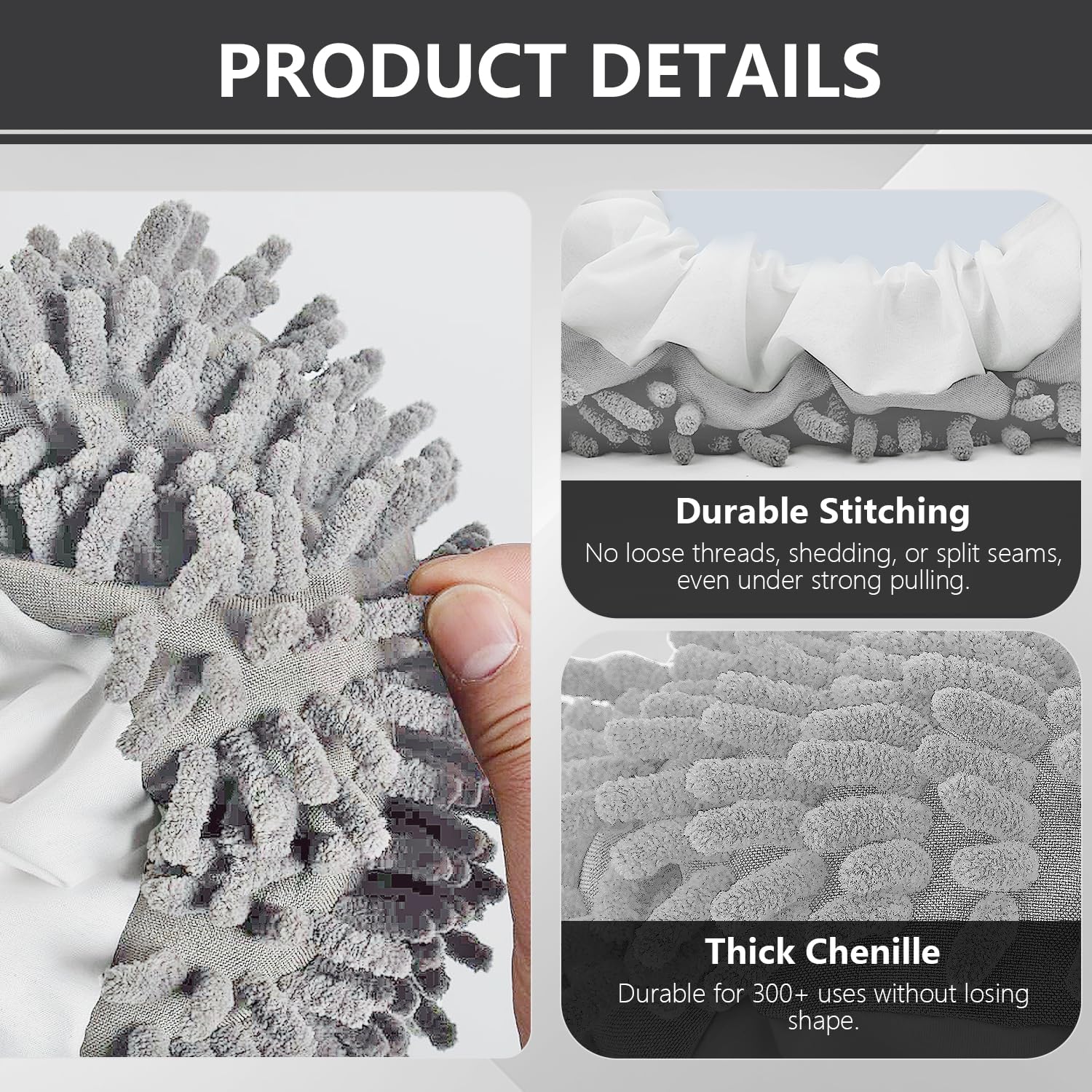 Mop Slippers Socks Floor Cleaning (5.2911 Ounce)