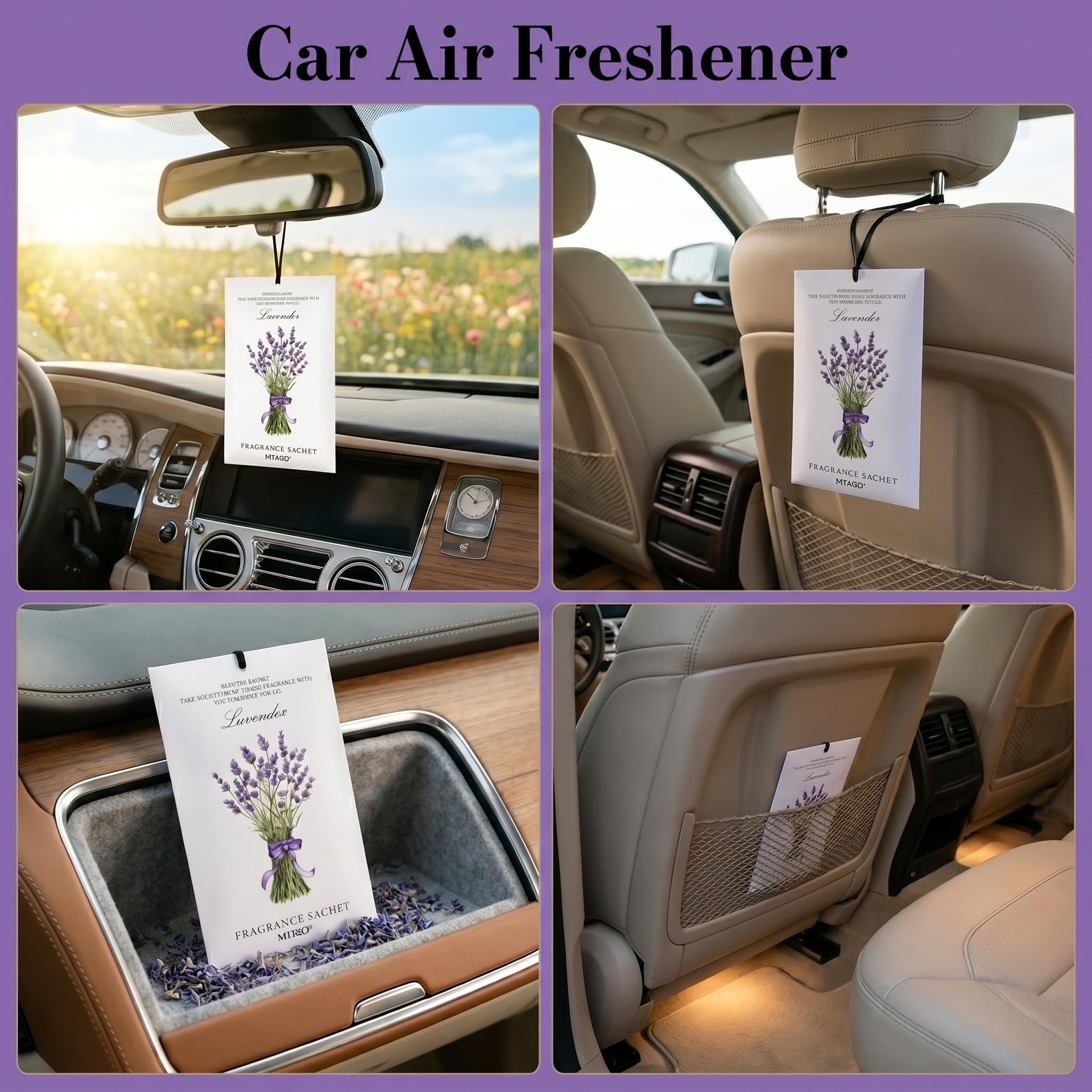 12 Pack Lavender Scented Sachets (12 Count)