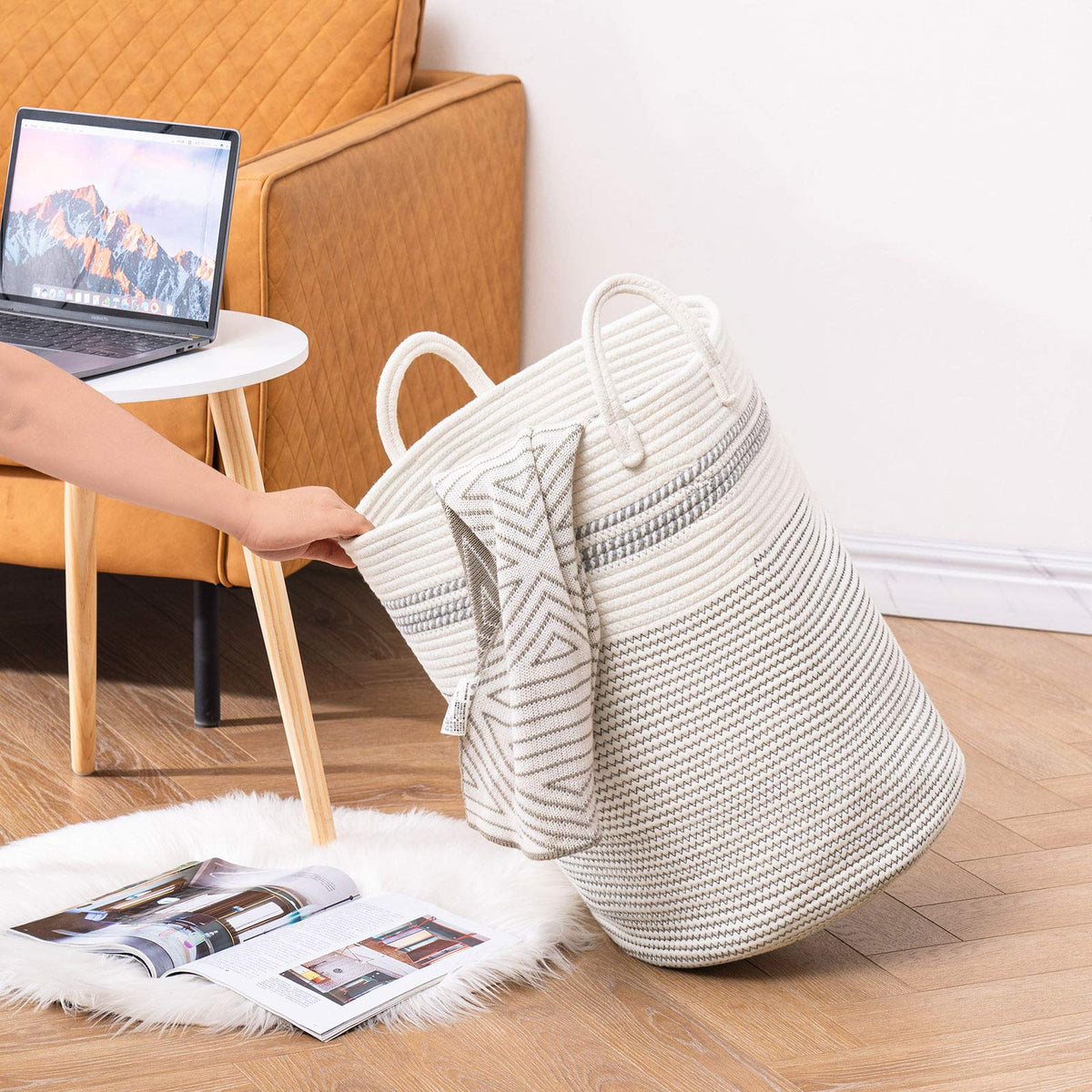Woven Laundry Hamper