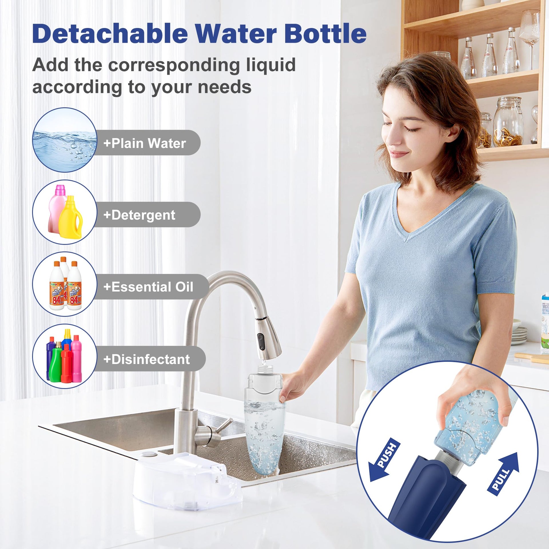 Microfiber Spray Mop for Floors Cleaning