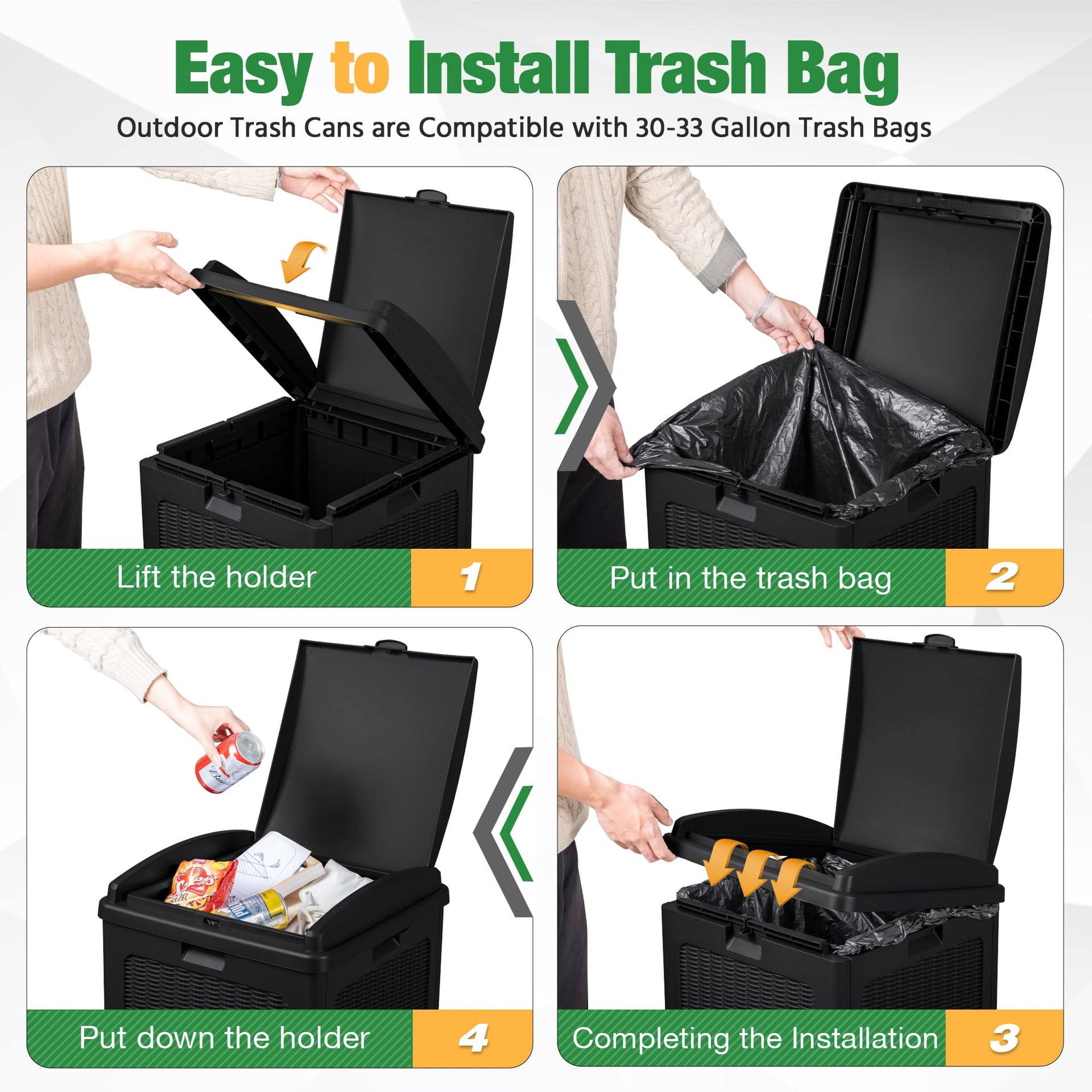 30 Gallon Trash Can