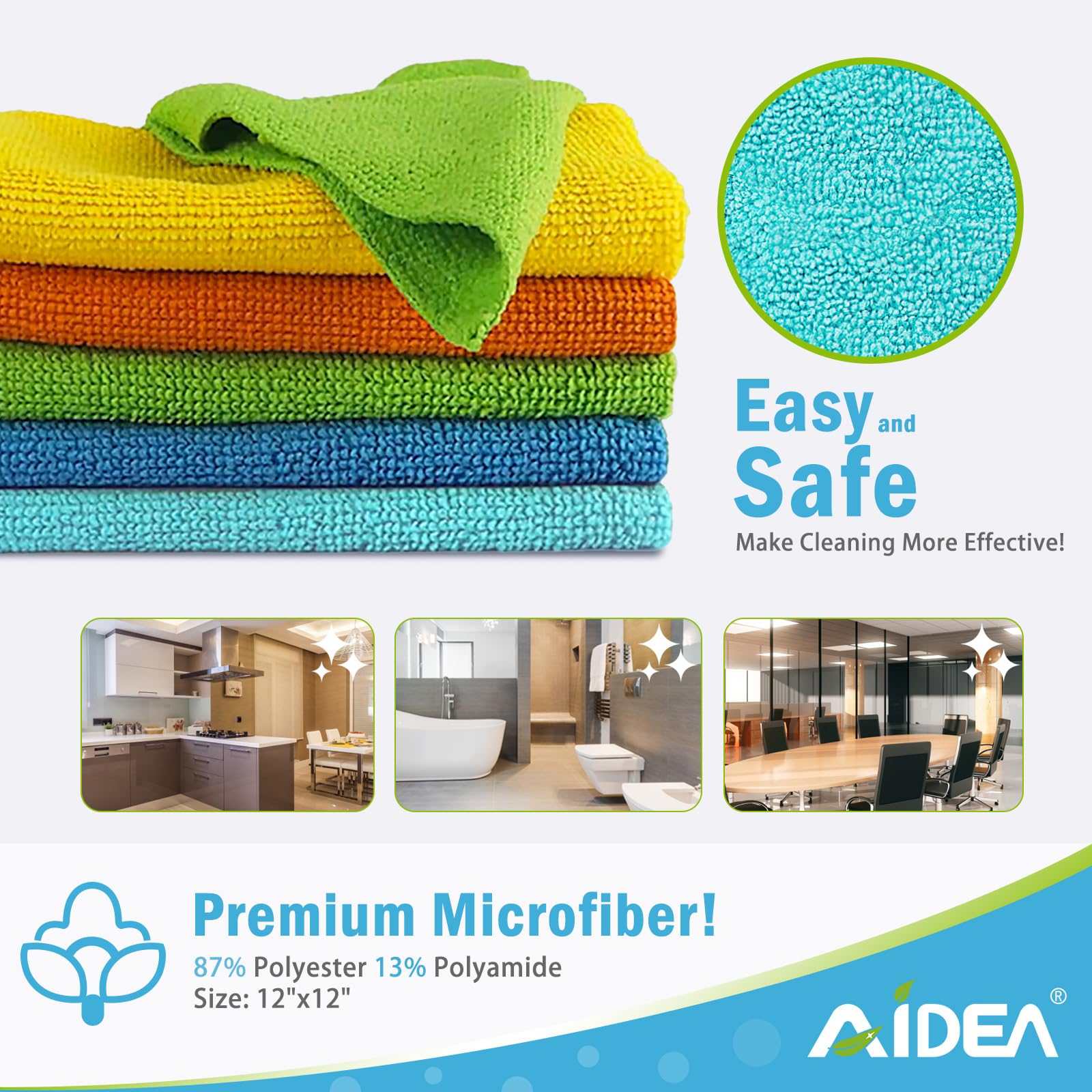 Microfiber Cleaning Cloth 100PK (100 Count)