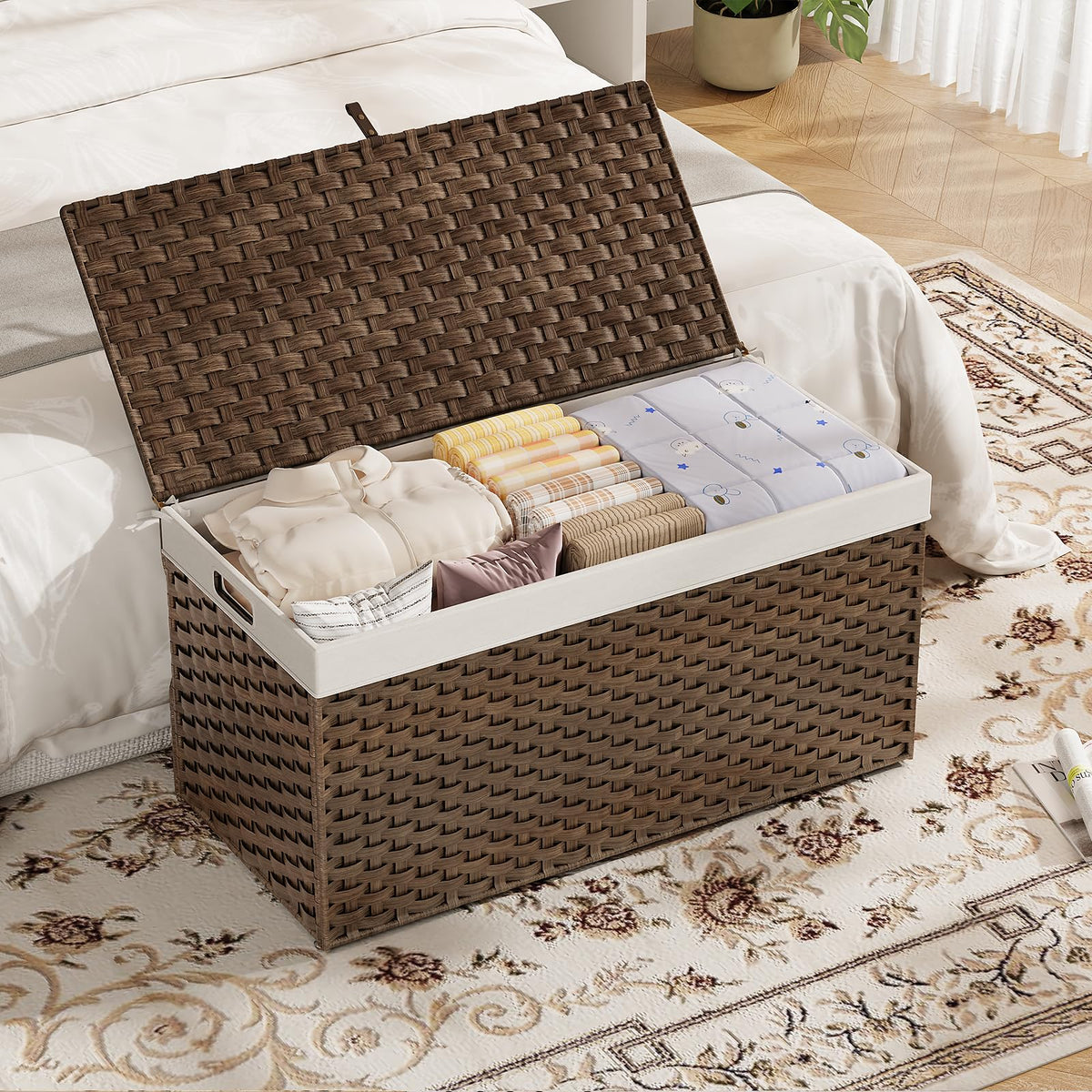 Storage Basket with Lid - ModHome Supplies