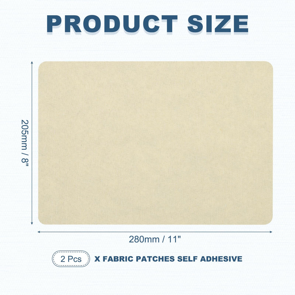 8x11 Inch Linen Repair Patches (2 Count)