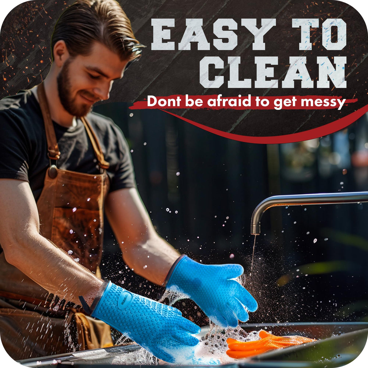 XL Silicone Smoker Oven Gloves (2 Count)