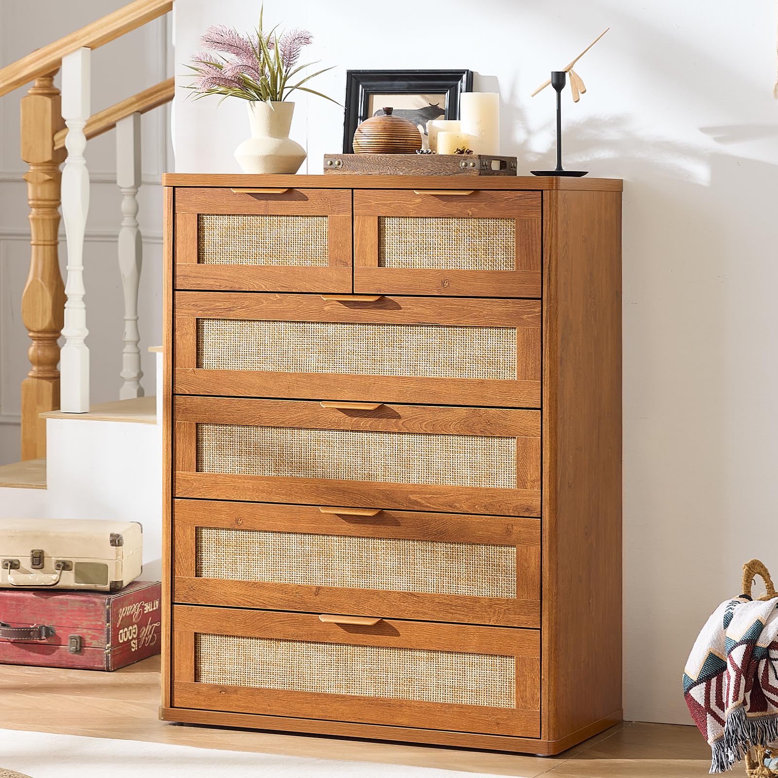 Rattan Dresser for Bedroom Set 2