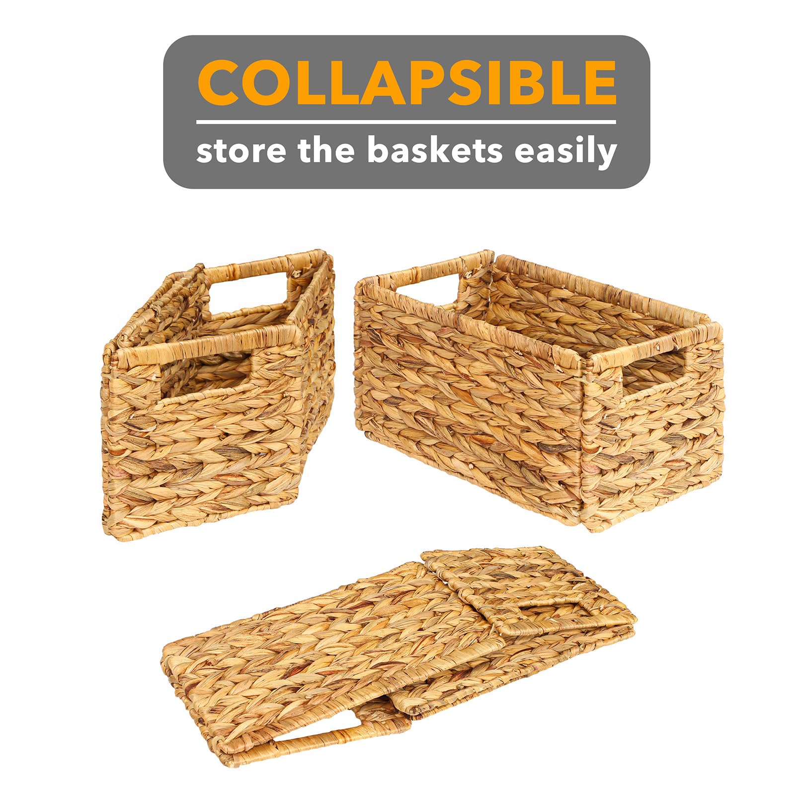 4 Pack Wicker Basket (4 Count)