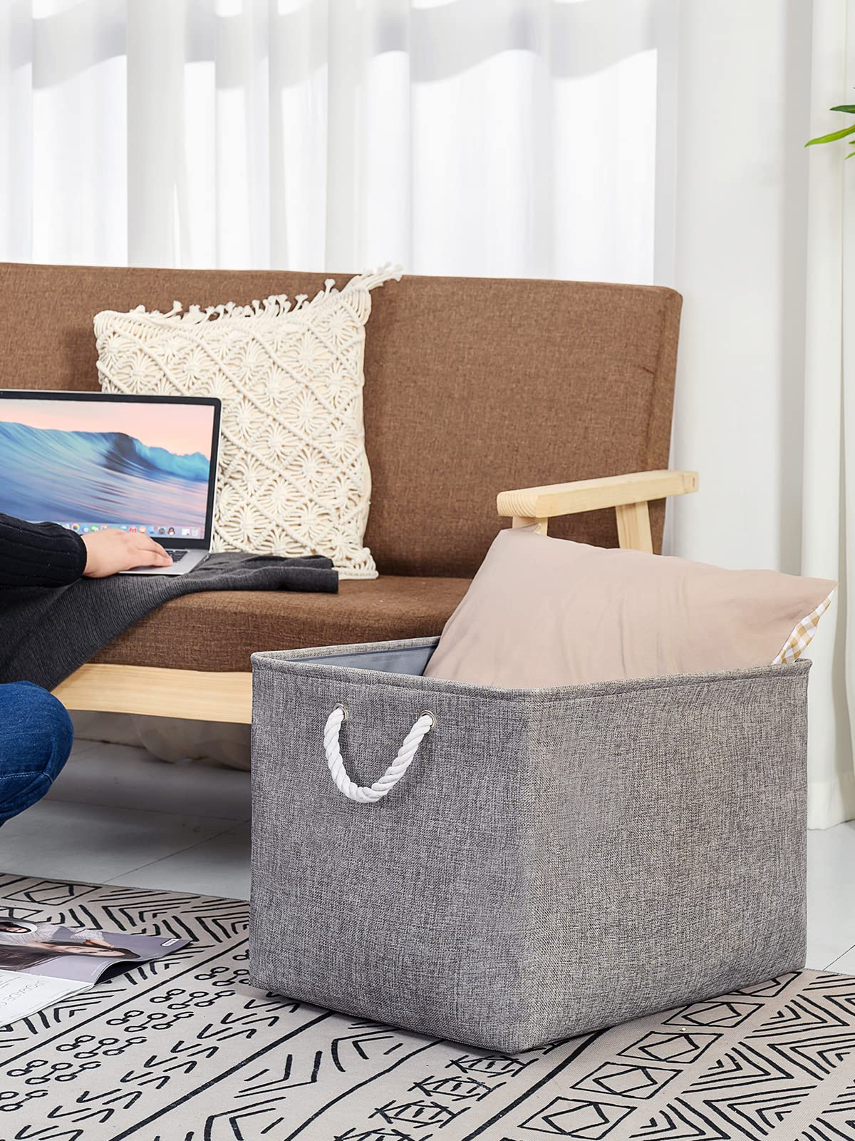 Storage Baskets for Organizing (3 Count)