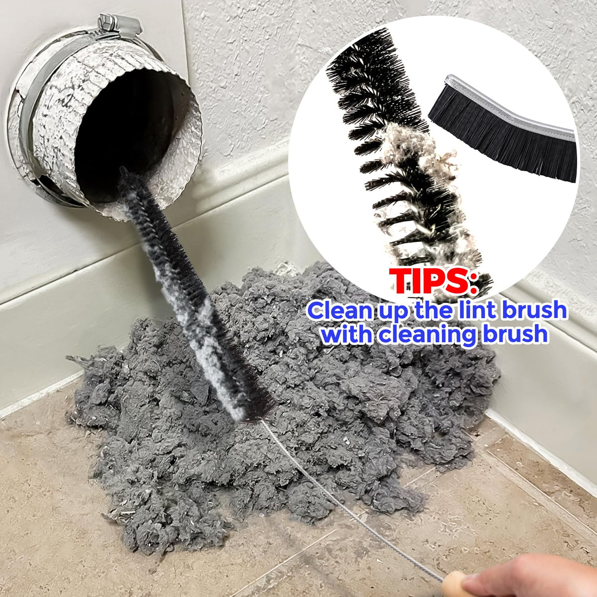 Dryer Vent Cleaner Kit 3 Pack (3 Count)