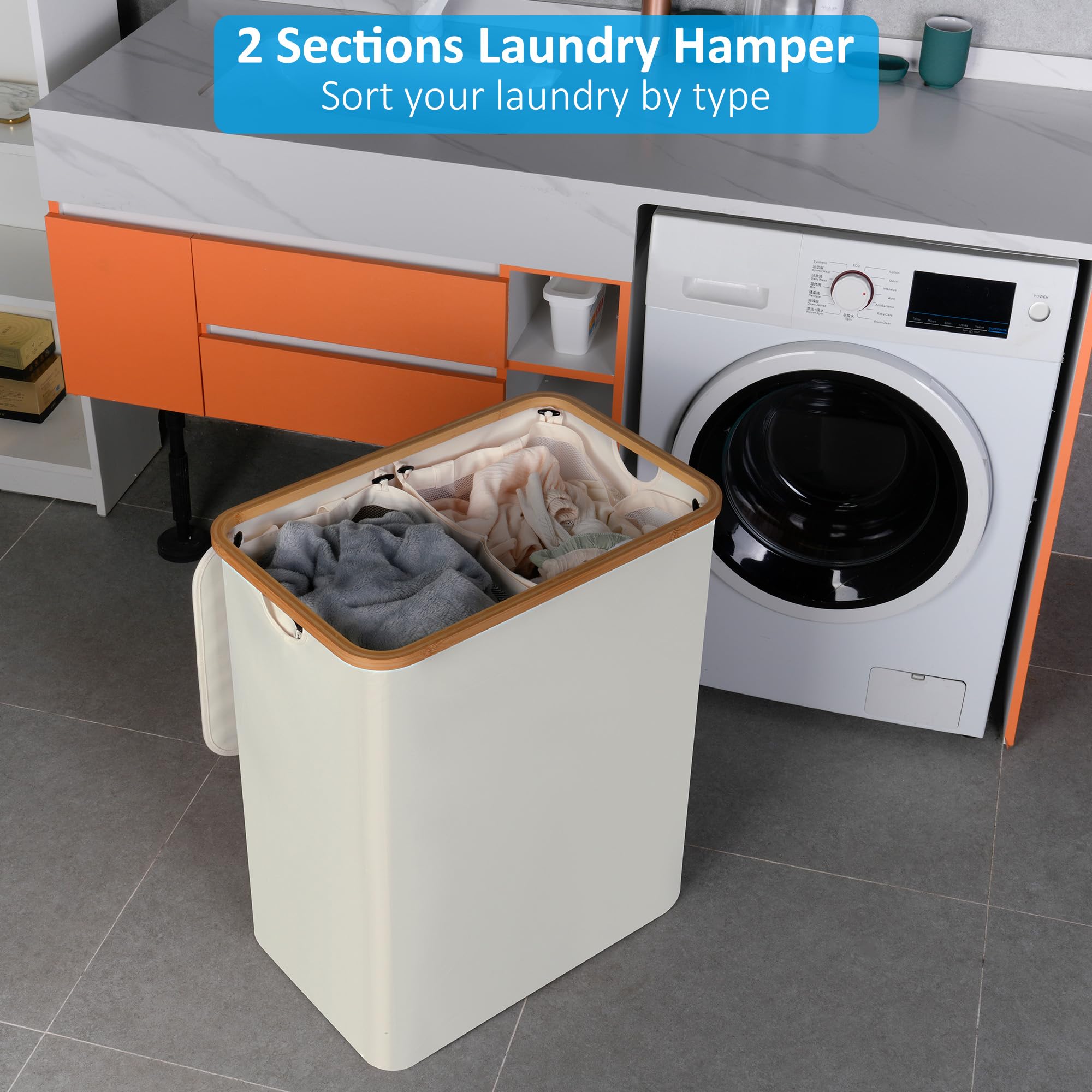 Laundry Hamper with Lid