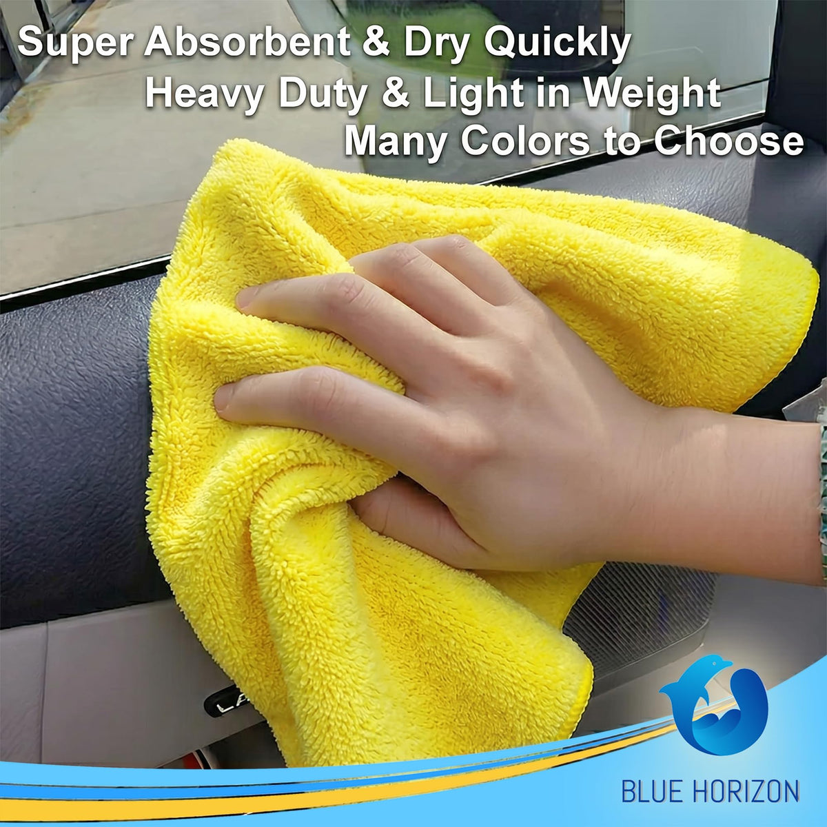 Yellow Microfiber Cleaning Towels (36 Count)