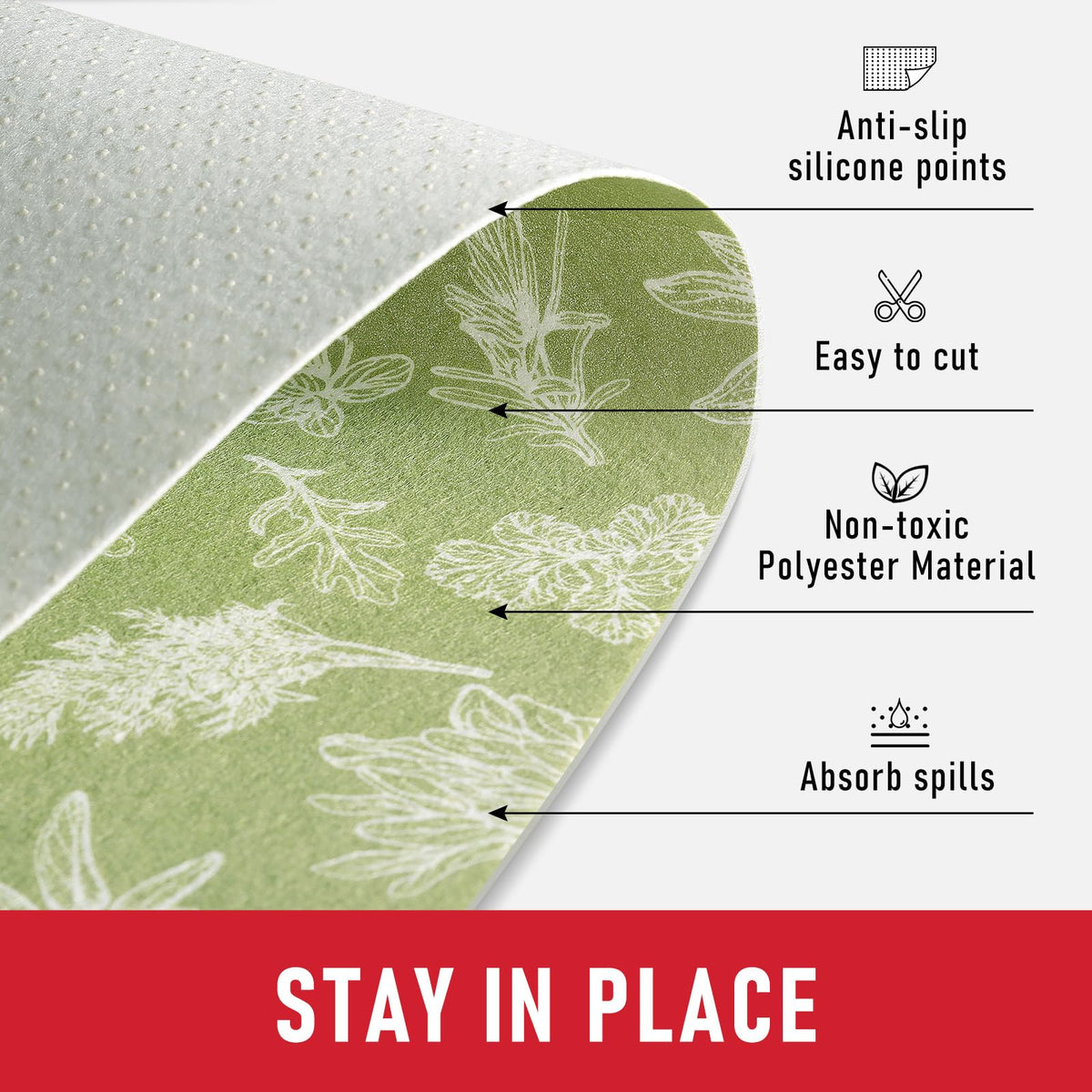 Large Fridge Liners for Refrigerator (27 Sq Ft)