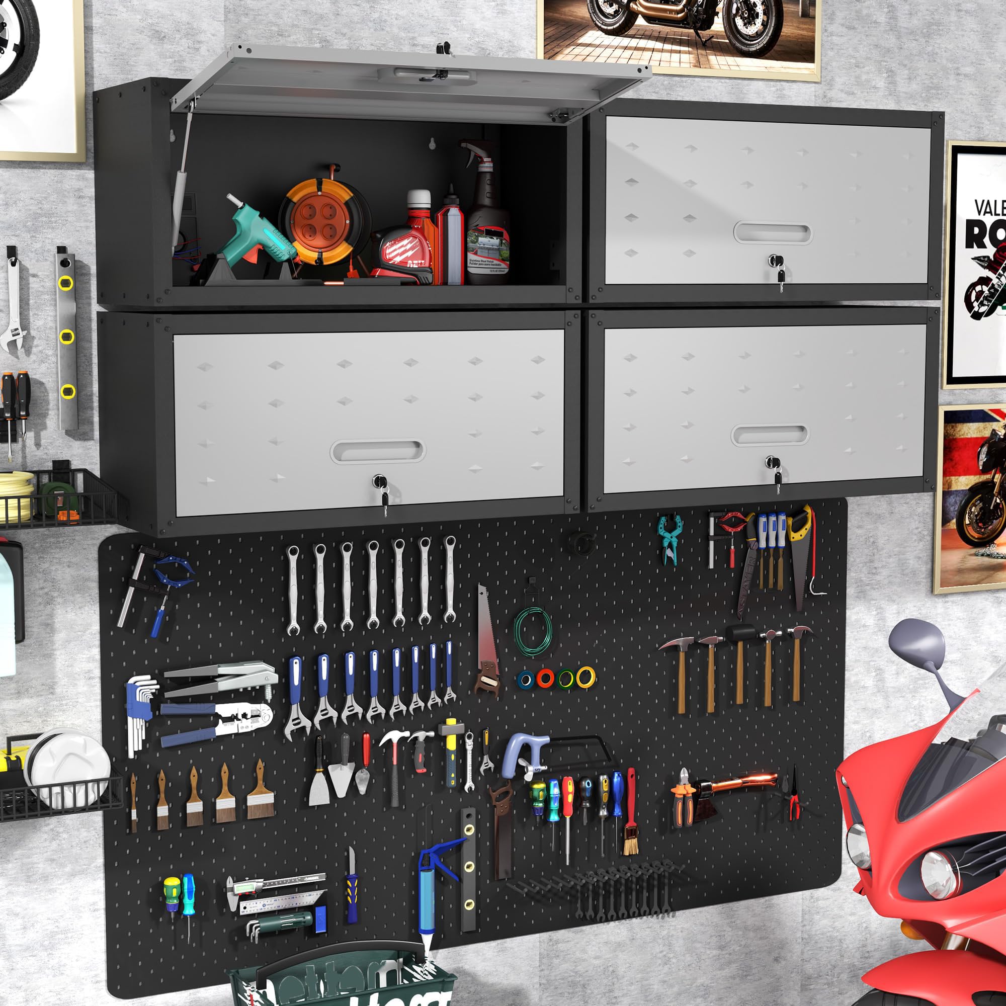 Metal Storage Cabinet for Garage