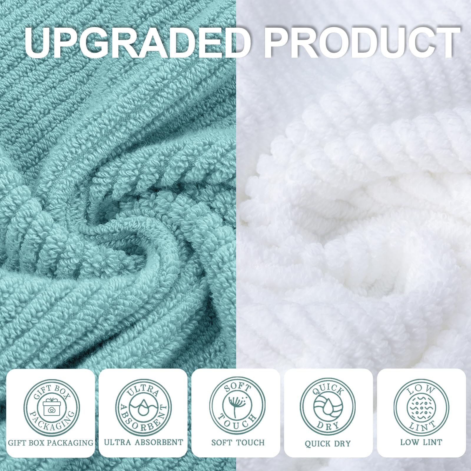 6PC Towel Set (6 Count)