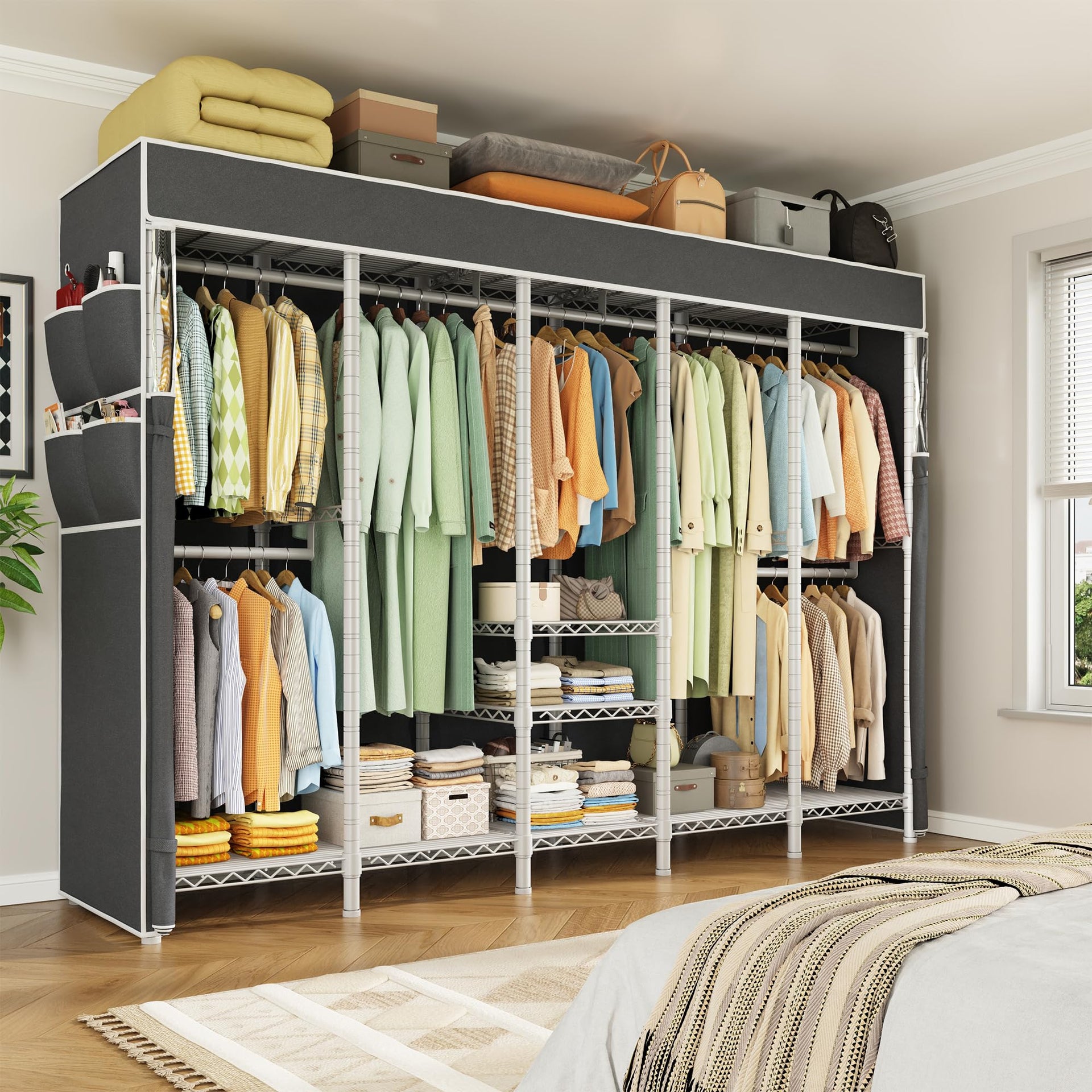 Clothes Rack with Cover
