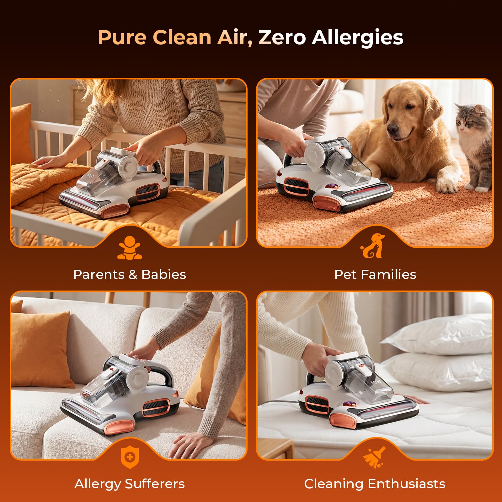 T600 Mattress Bed Vacuum Cleaner with UV