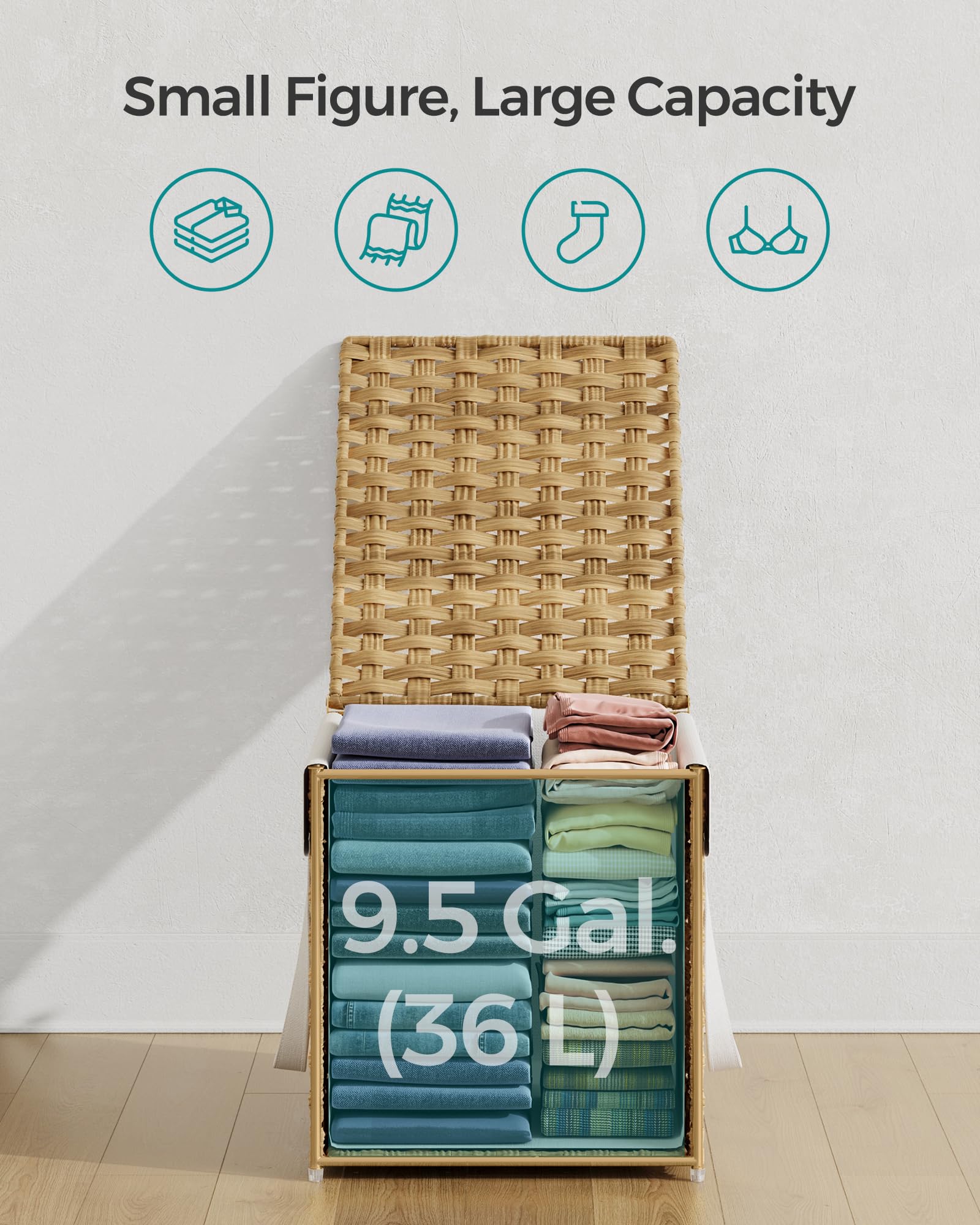 Laundry Hamper with Lid