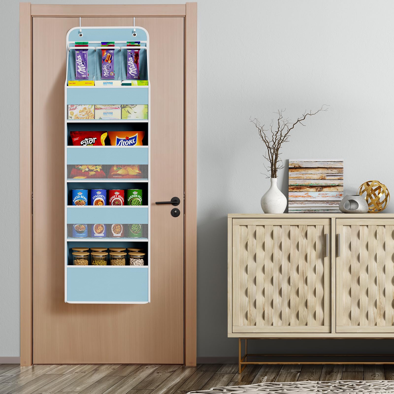 Fabric Over Door Hanging Organizer for Baby Nursery