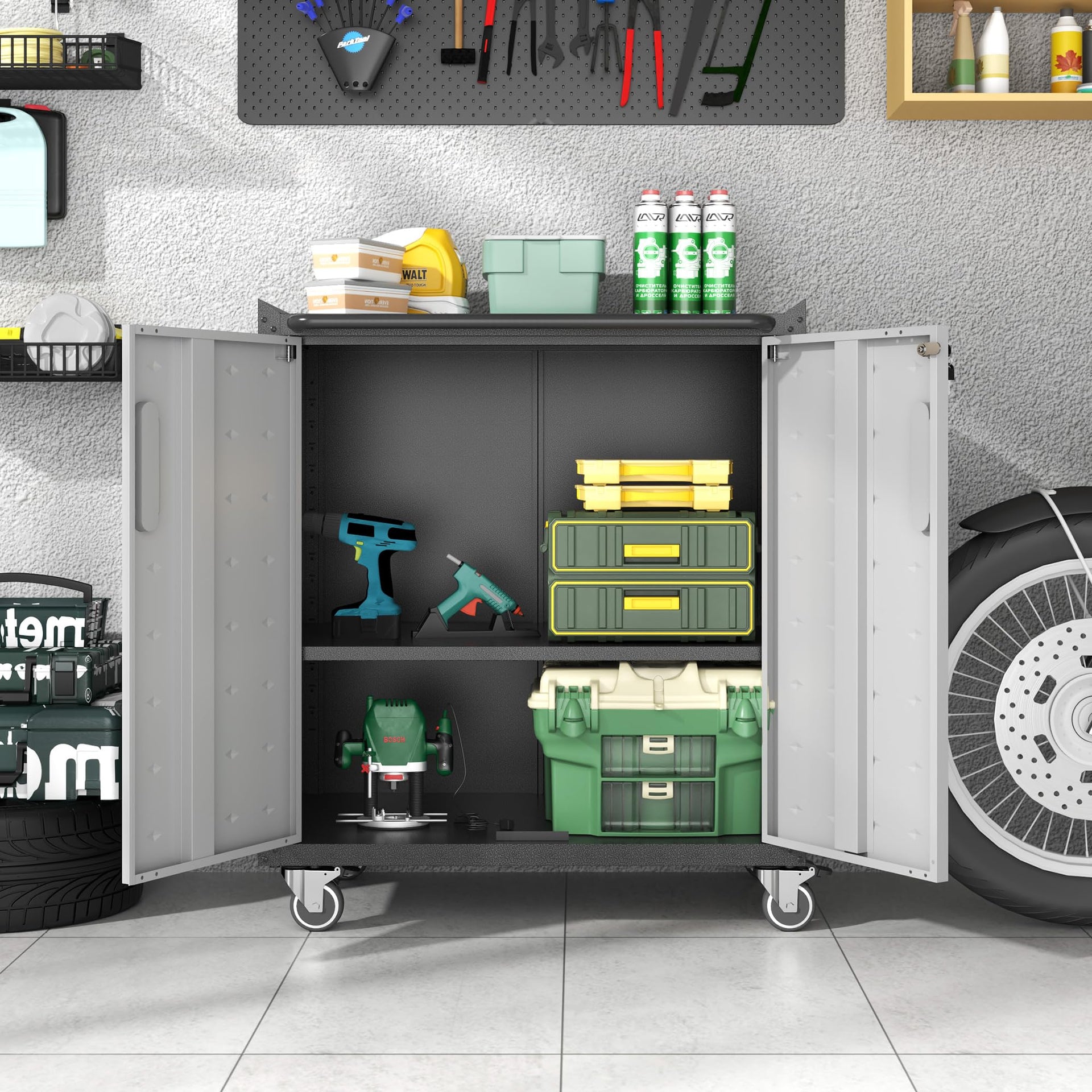 Metal Storage Cabinet for Garage