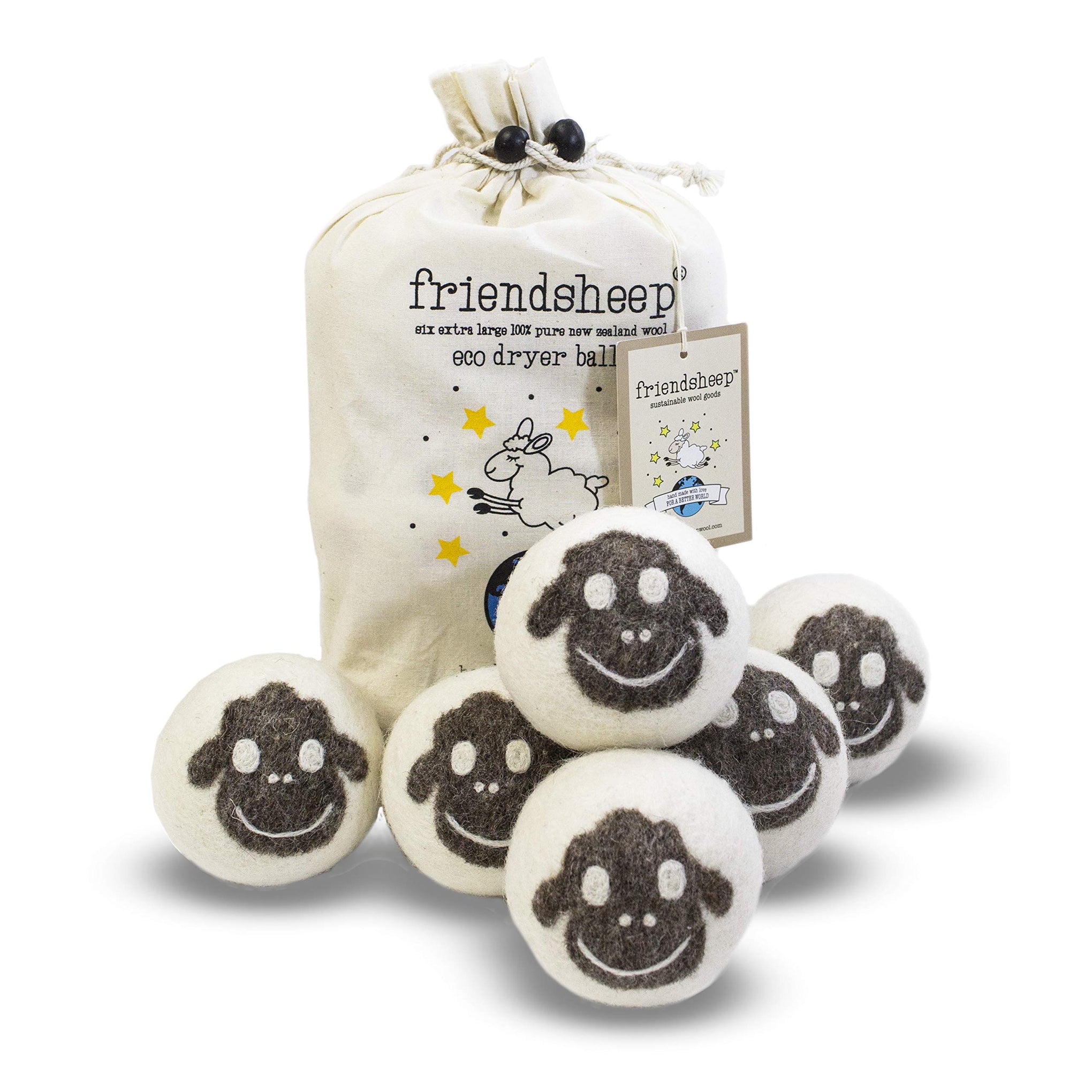 Wool Dryer Balls (6 Count)
