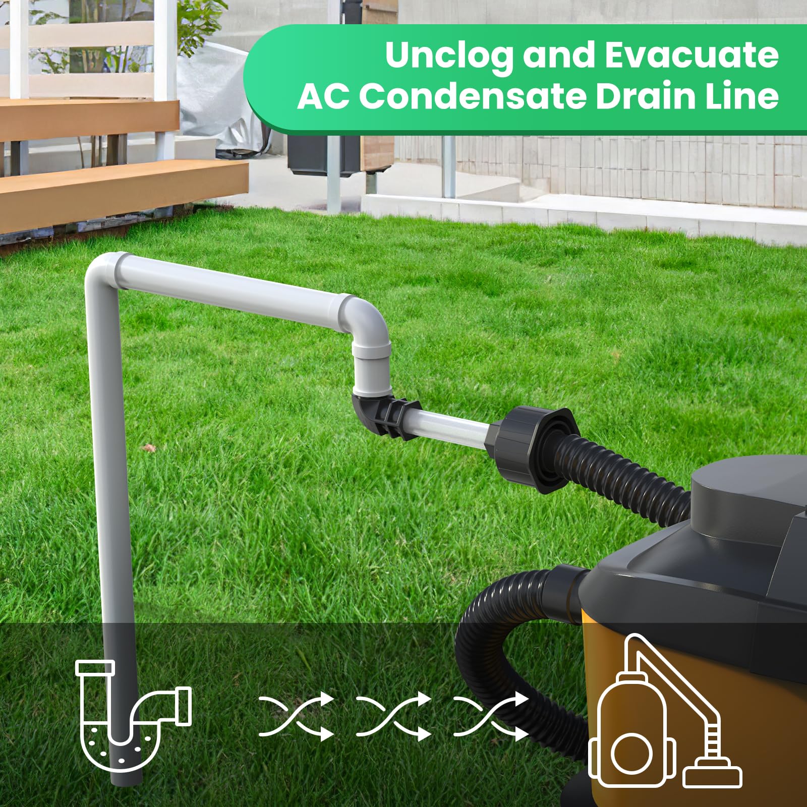AC Drain Line Unclogger Tool