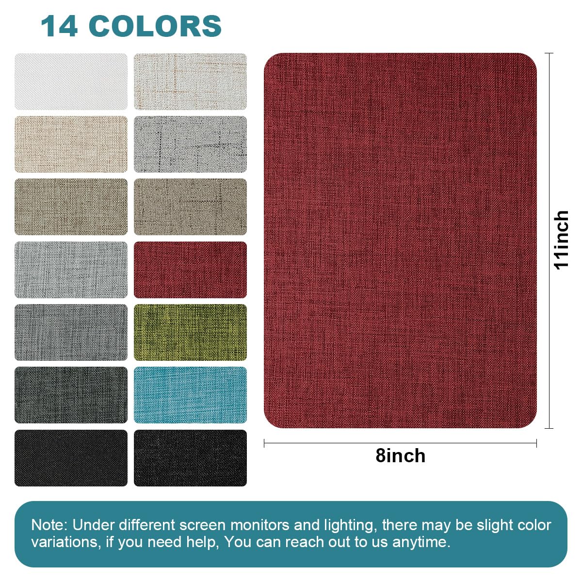 2Pcs Linen Repair Patches (2 Count)