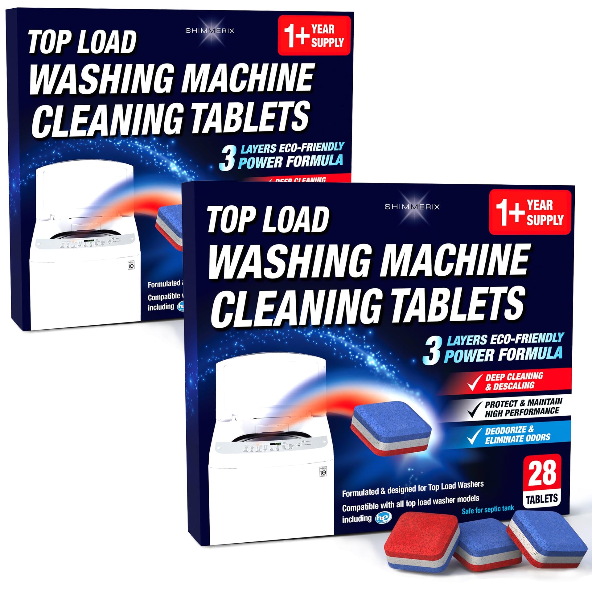Washing Machine Cleaner Tablets (56 Count)