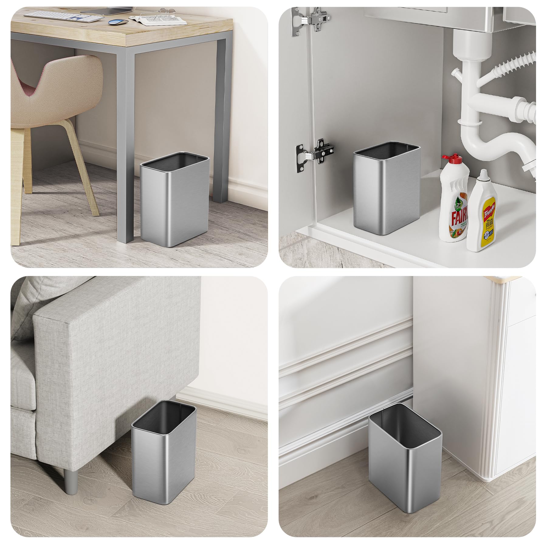 Small Bathroom Trash Can