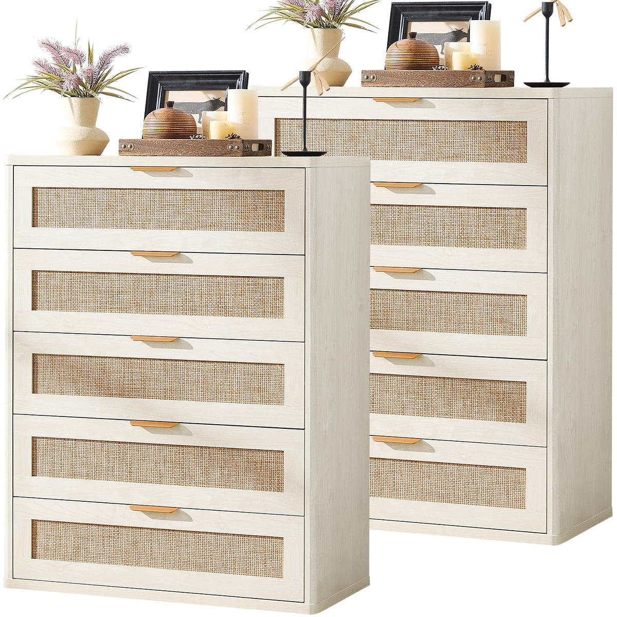 Rattan Dresser for Bedroom Set 2