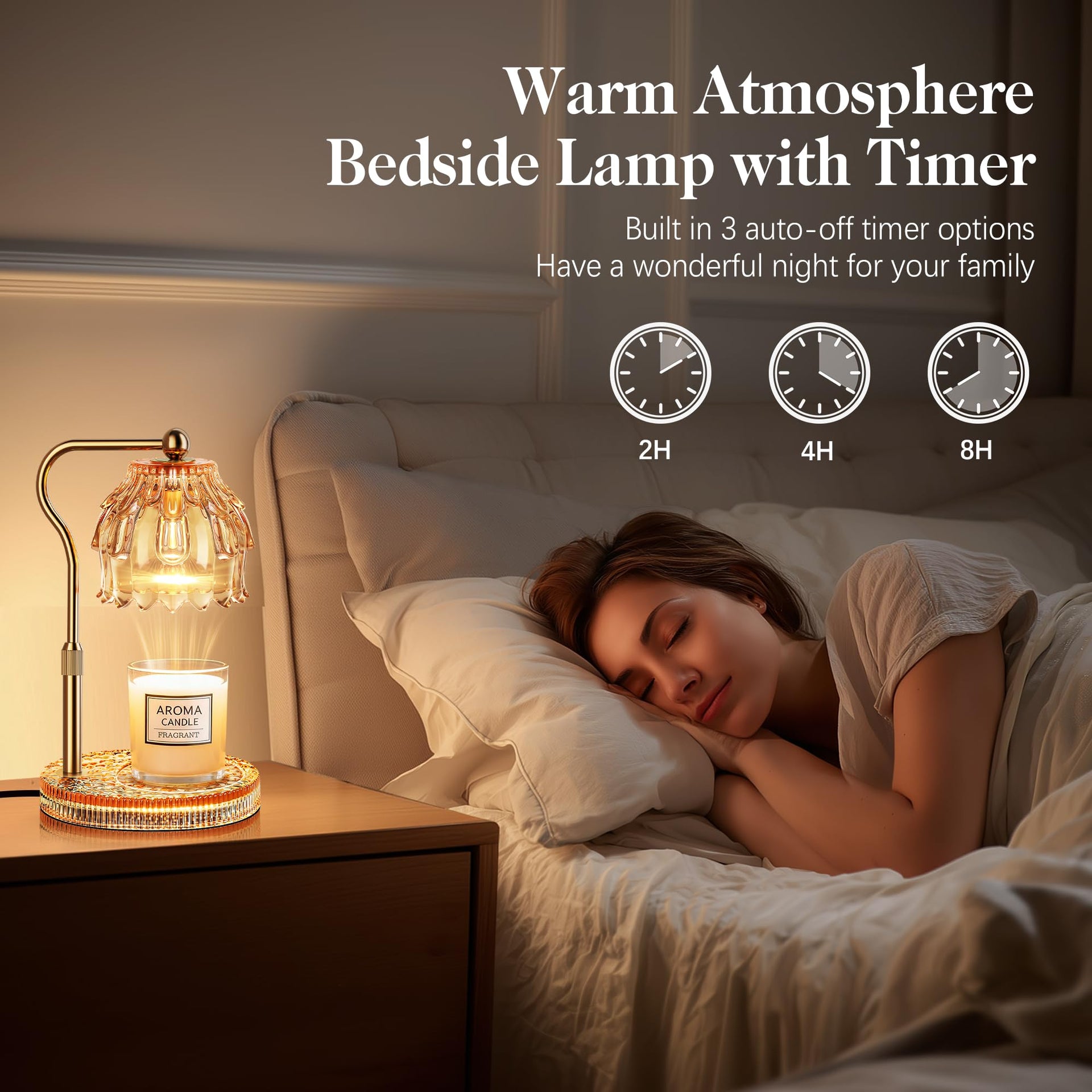 Candle Warmer Lamp with Timer Dimmer