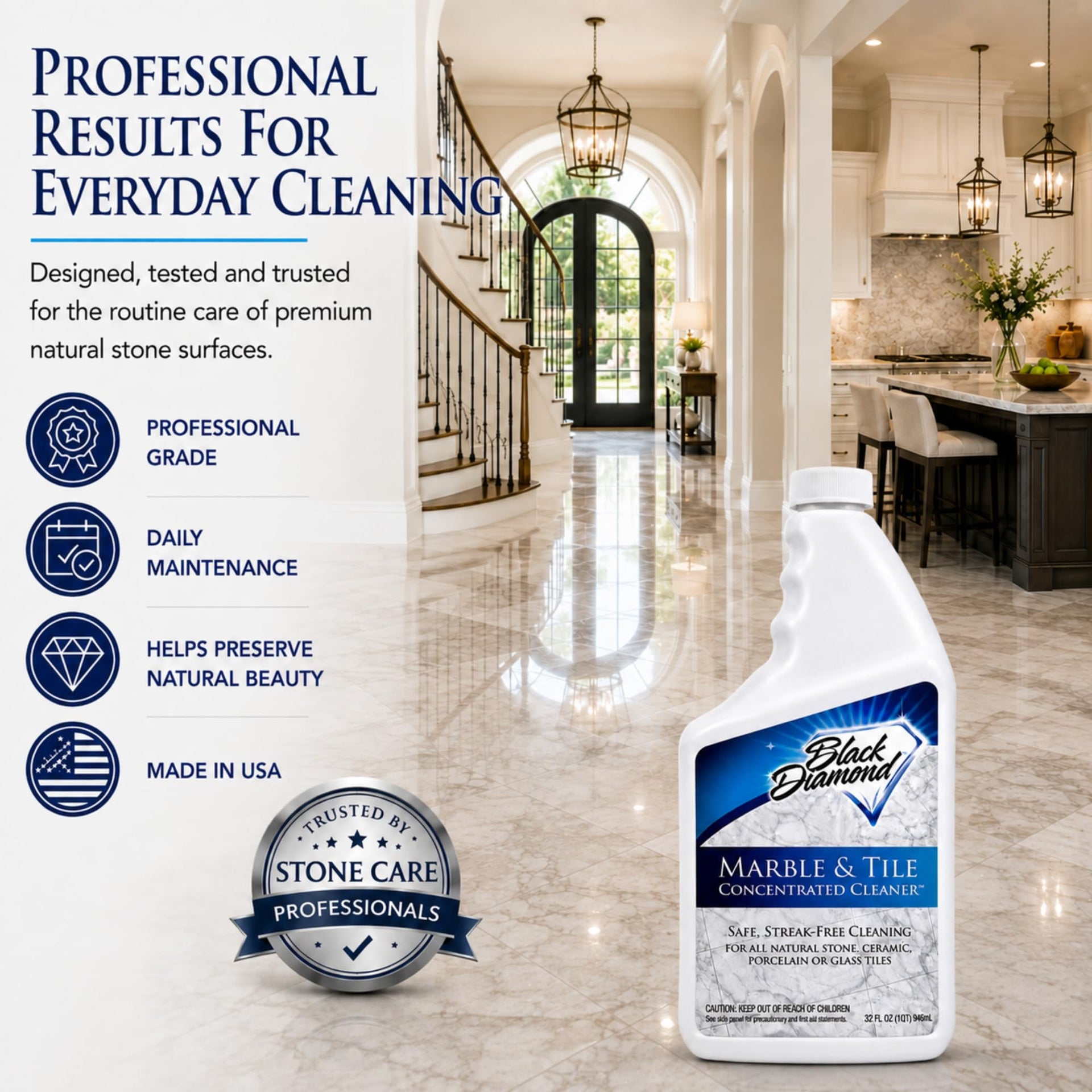 Marble & Tile Floor Cleaner Concentrate (32 Fl Oz)