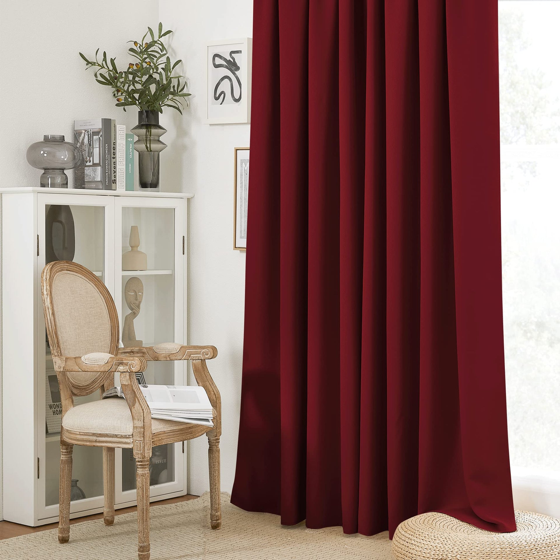 Short Blackout Curtains for Bedroom (2 Count)