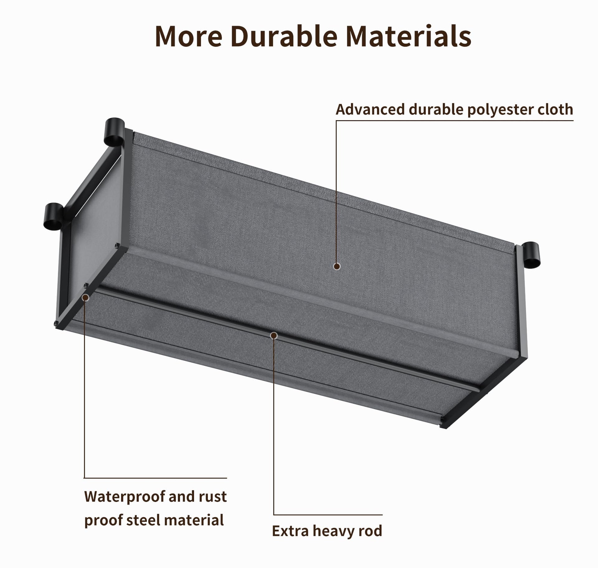 Heavy Duty Clothes Rack Metal Wardrobe with Adjustable Wire Shelves