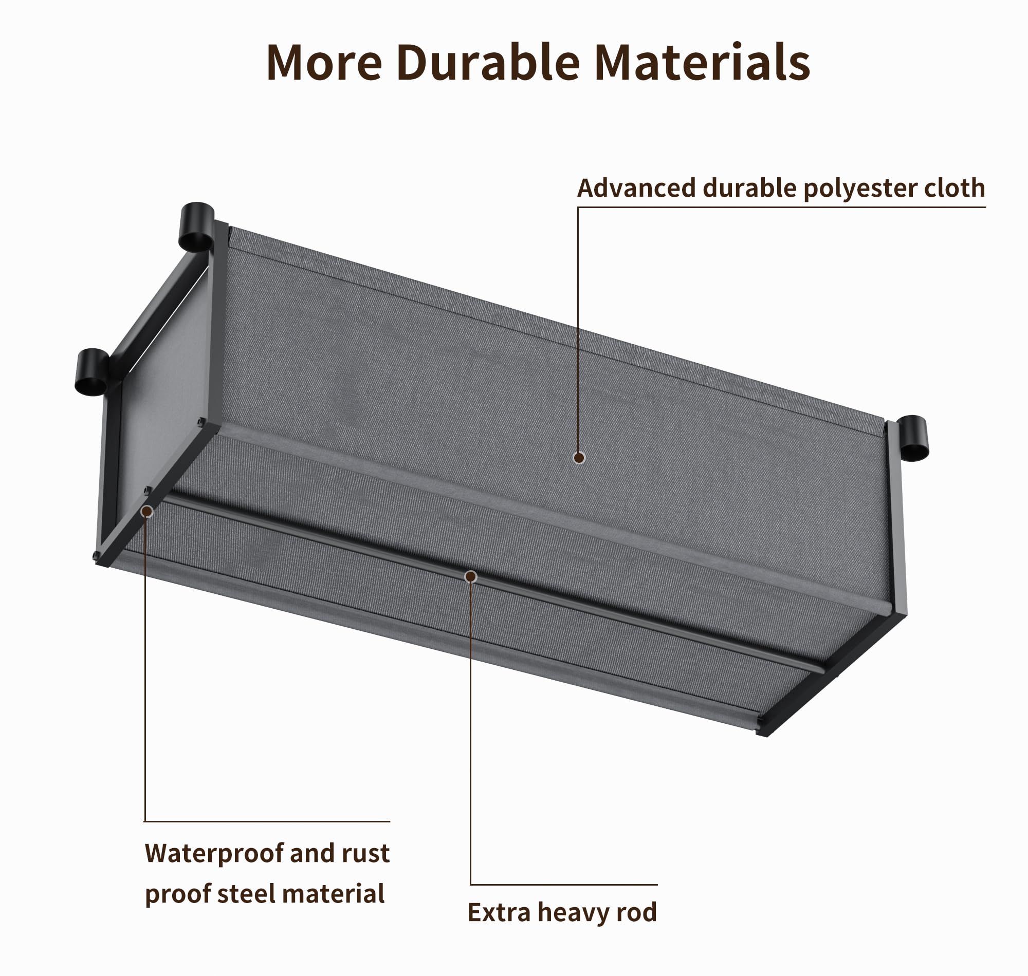 Heavy Duty Clothes Rack Metal Wardrobe with Adjustable Wire Shelves