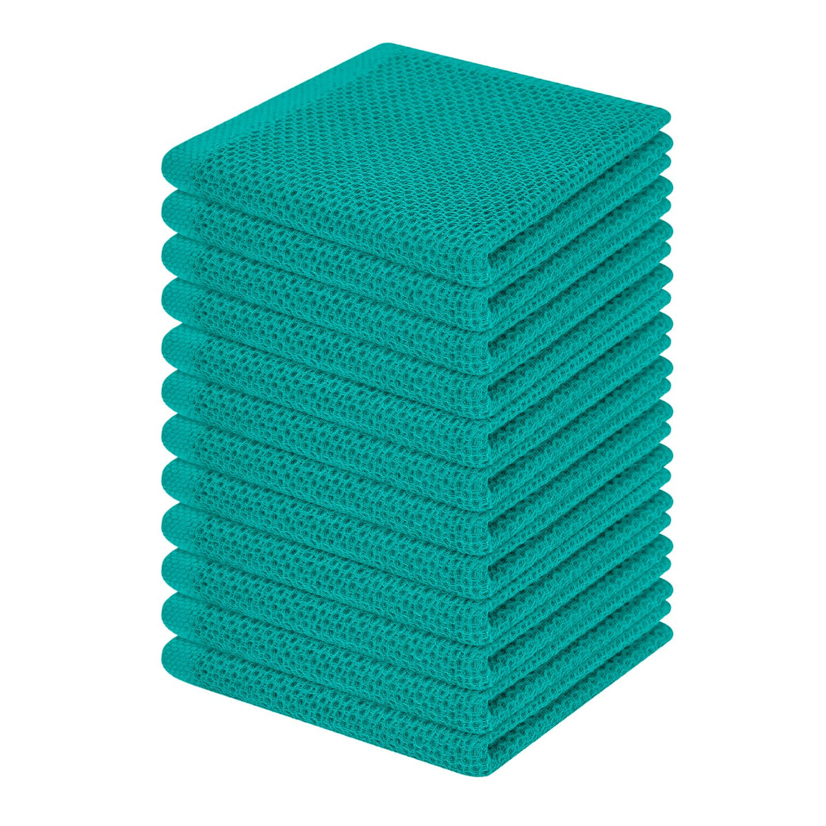100% Cotton Waffle Weave Kitchen Dish Cloths 12 (12 Count)