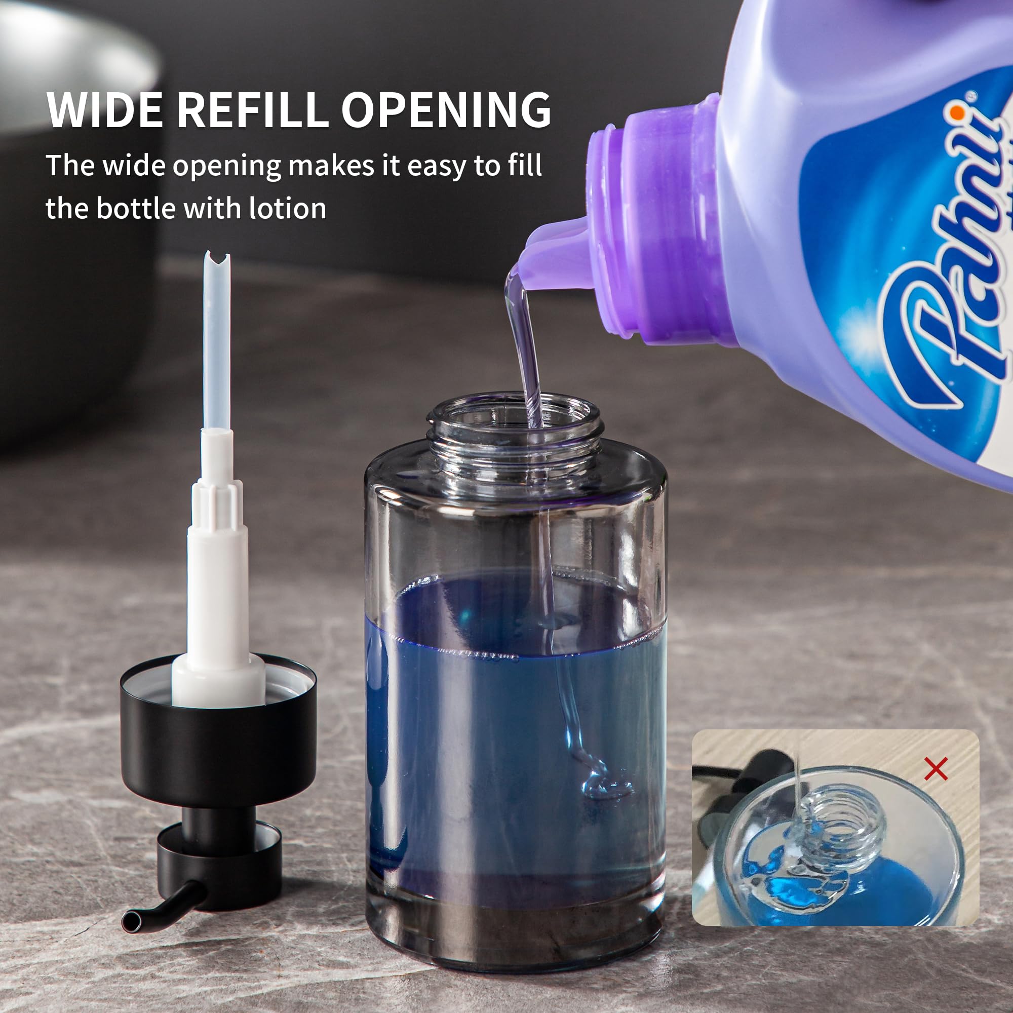 Black Foaming Soap Dispenser