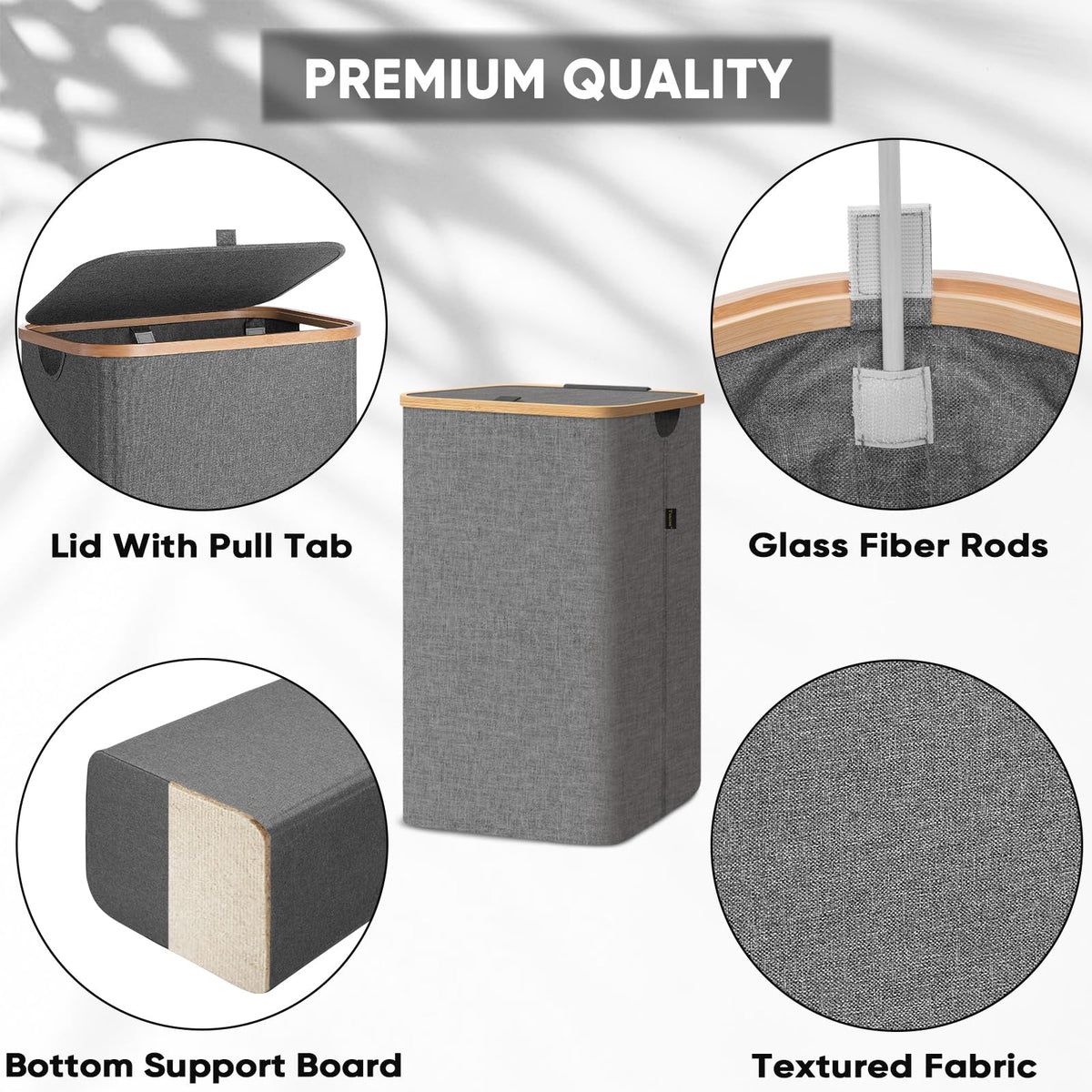 Laundry Hamper with Lid