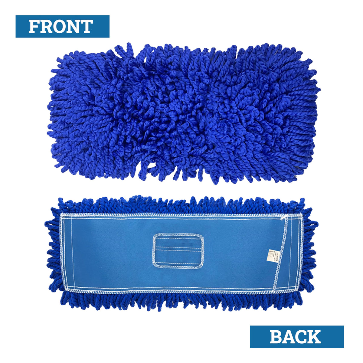 18" Microfiber Dust Mop Head Replacement (3 Count) - ModHome Supplies
