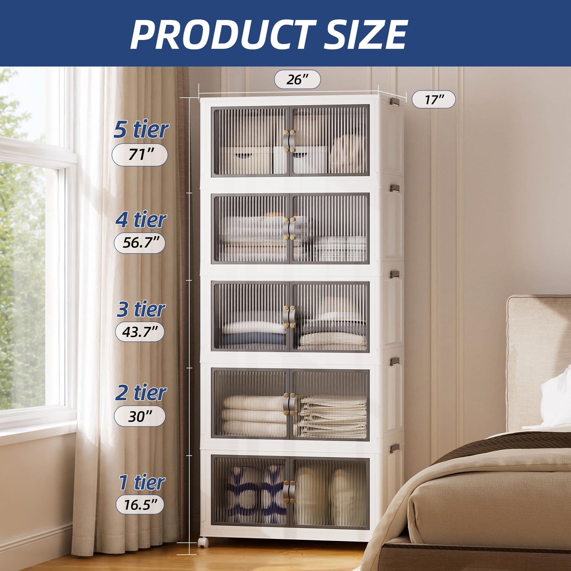 580Qt Stackable Storage Bins