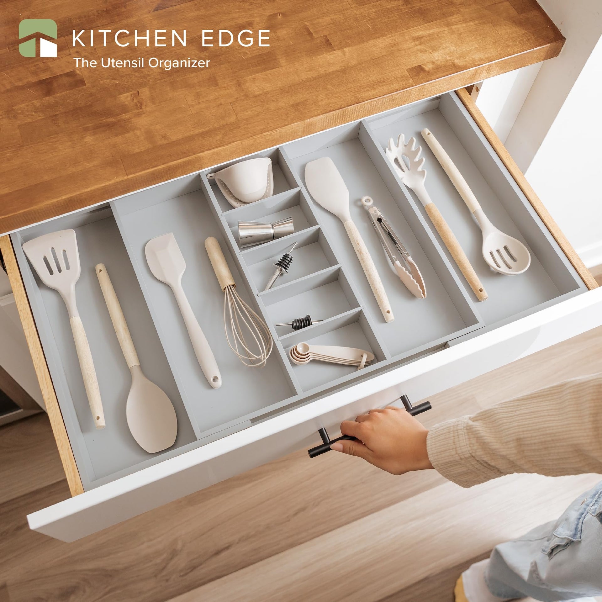 Utensil & Junk Drawer Organizer