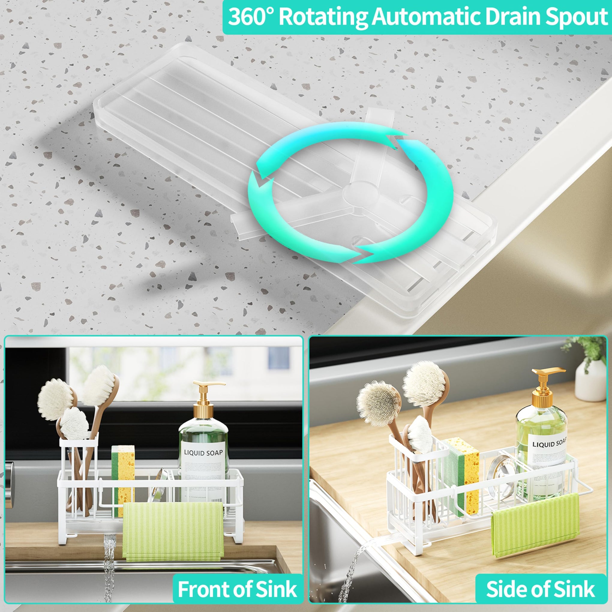 Sponge Holder for Kitchen Sink