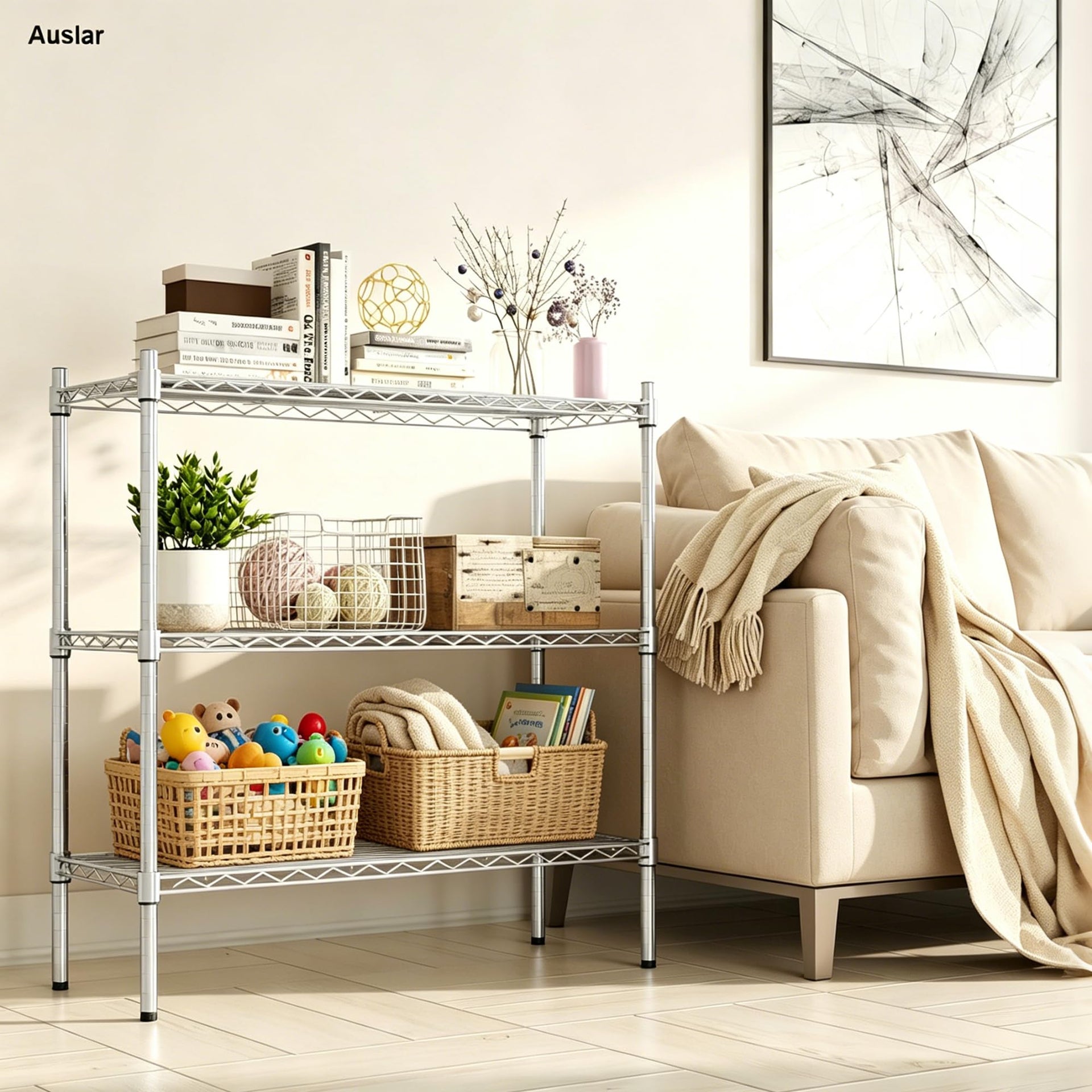 3 Tier Heavy Duty Wire Shelving