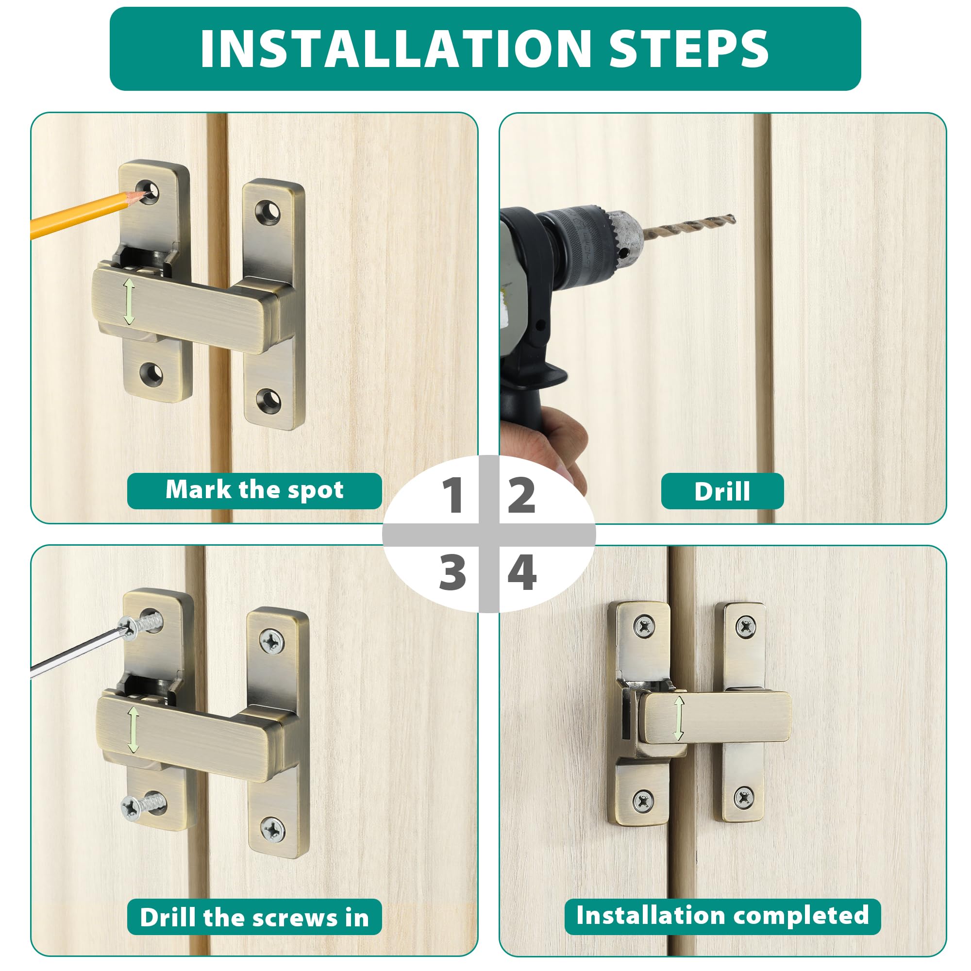 Sliding Barn Door Lock