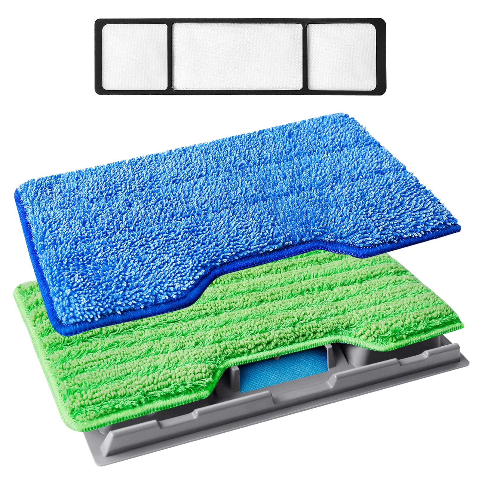 4Pk Mop Pads Compatible with Shark VACMOP VM252 (4 Count)