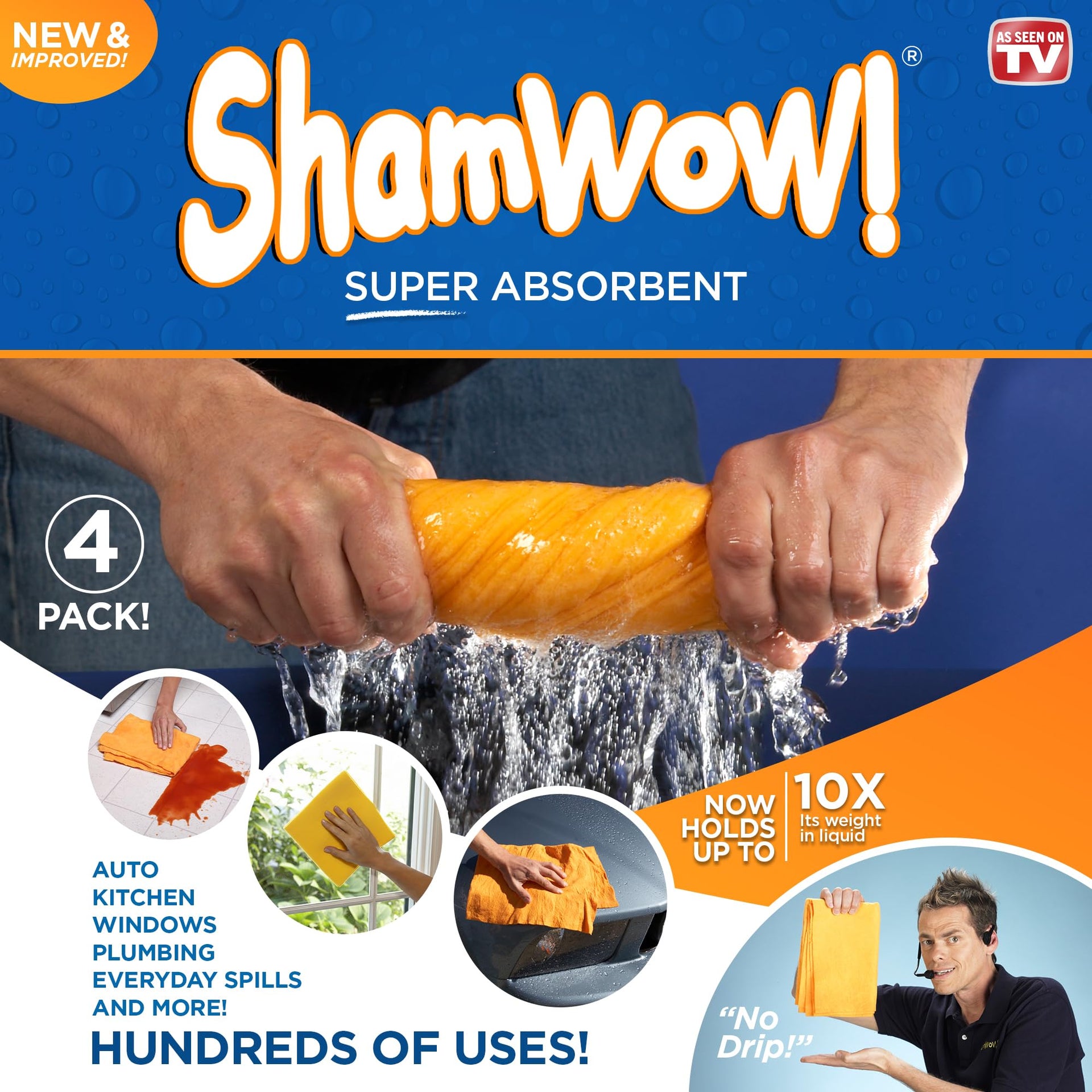 Shammy Cloth 4 (4 Count)