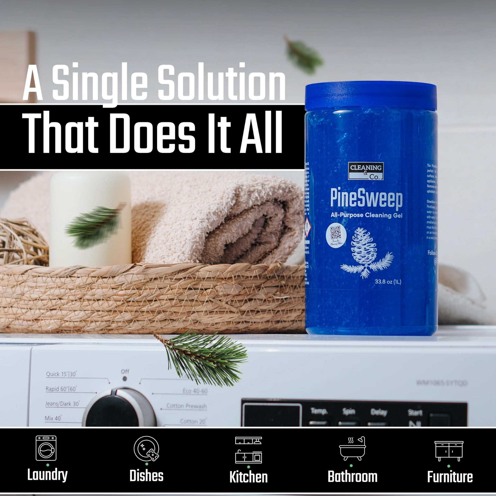 All Purpose Cleaning Gel with Pine Oil (33.8 Fl Oz)